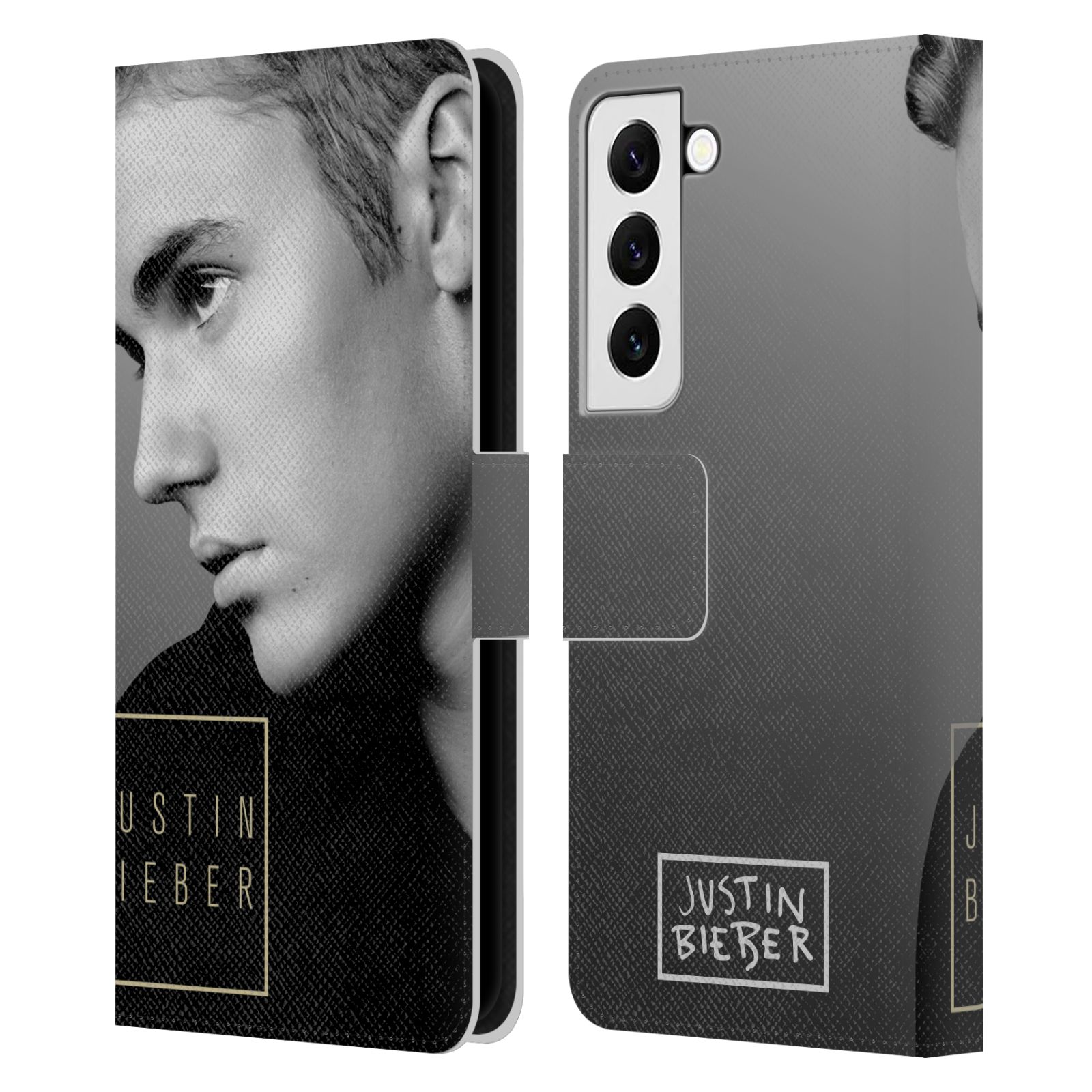 Pouzdro HEAD CASE na mobil Samsung Galaxy S22 / S22 5G  Justin Bieber - černobílé zrcadlo