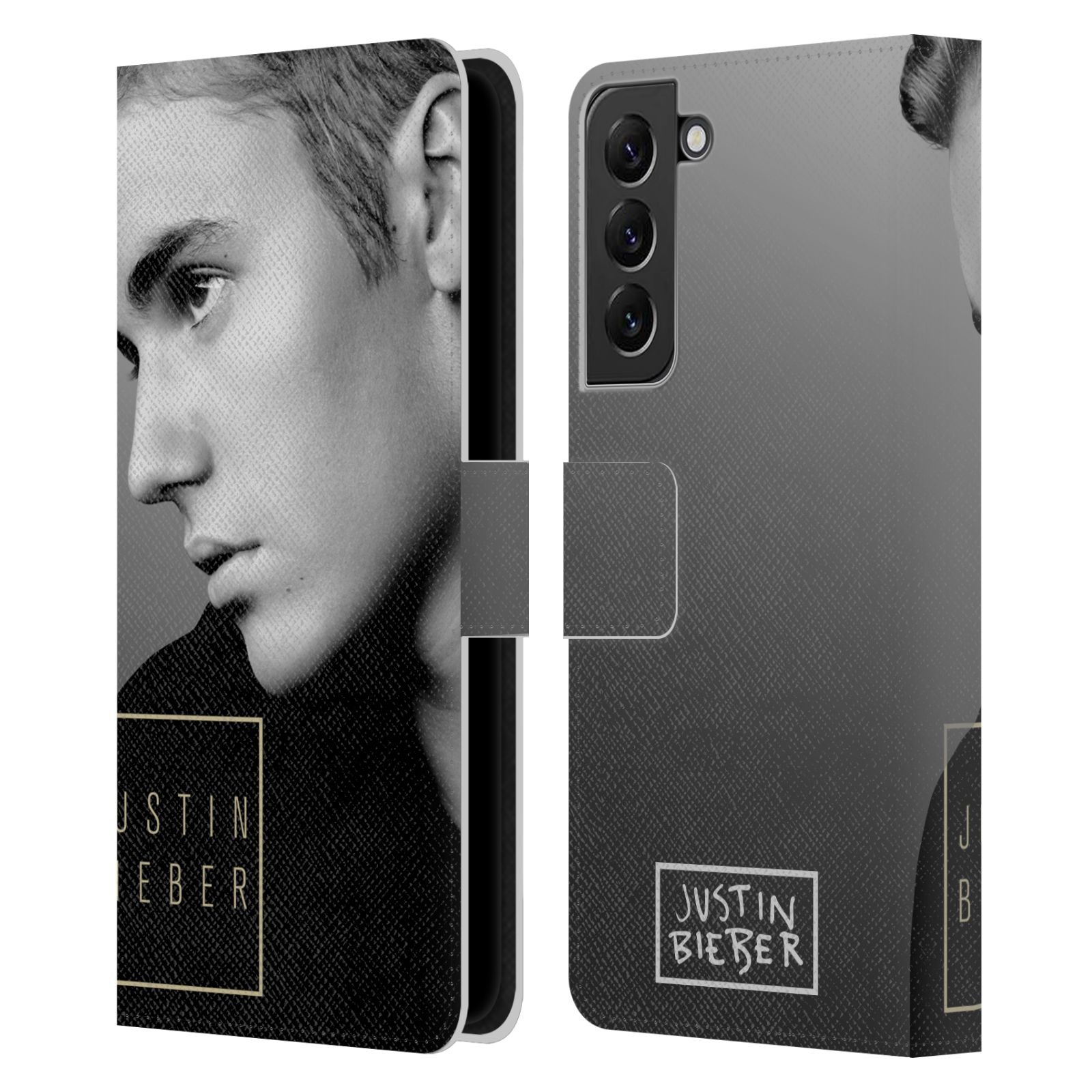 Pouzdro HEAD CASE na mobil Samsung Galaxy S22+ / S22+ 5G  Justin Bieber - černobílé zrcadlo