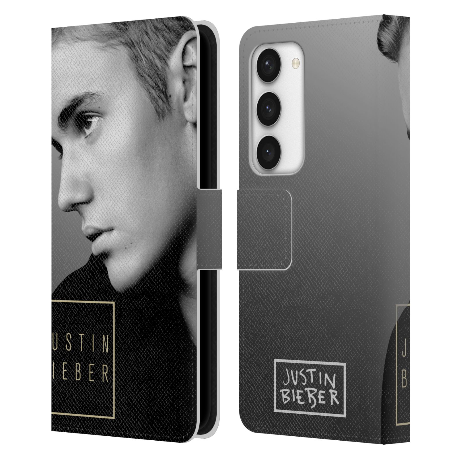 Pouzdro HEAD CASE na mobil Samsung Galaxy S23 5G  Justin Bieber - černobílé zrcadlo
