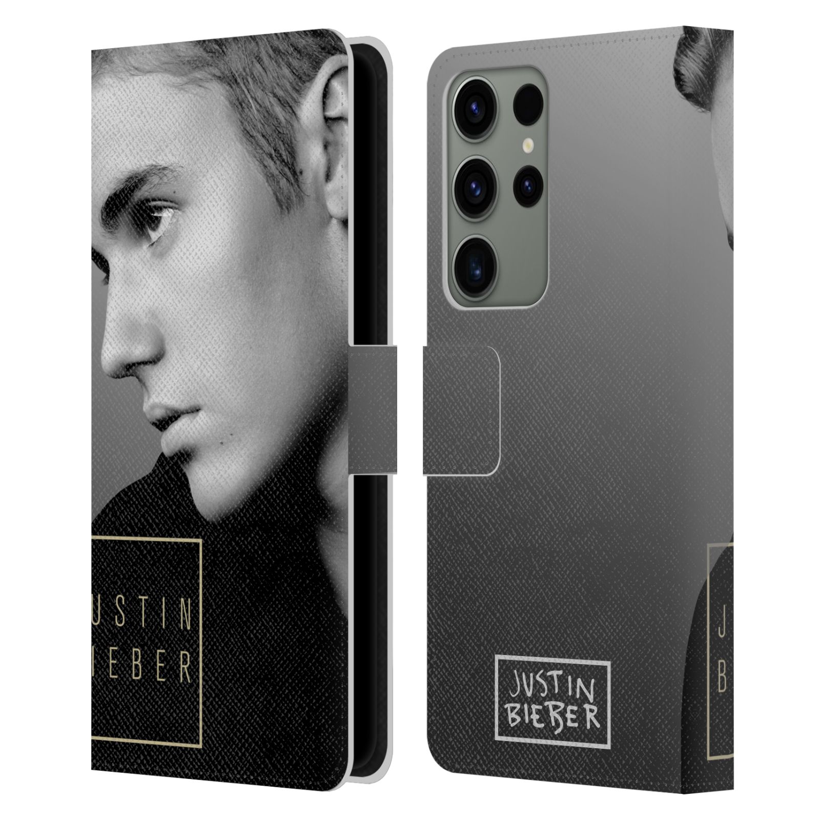 Pouzdro HEAD CASE na mobil Samsung Galaxy S23 ULTRA  Justin Bieber - černobílé zrcadlo