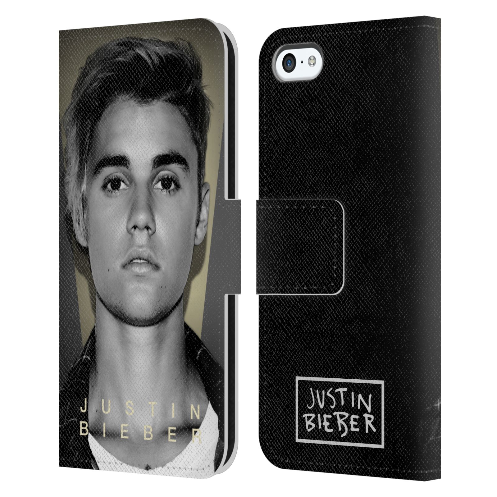 HEAD CASE Flipové pouzdro pro mobil Apple Iphone 5C originální potisk Justin Bieber foto portrét
