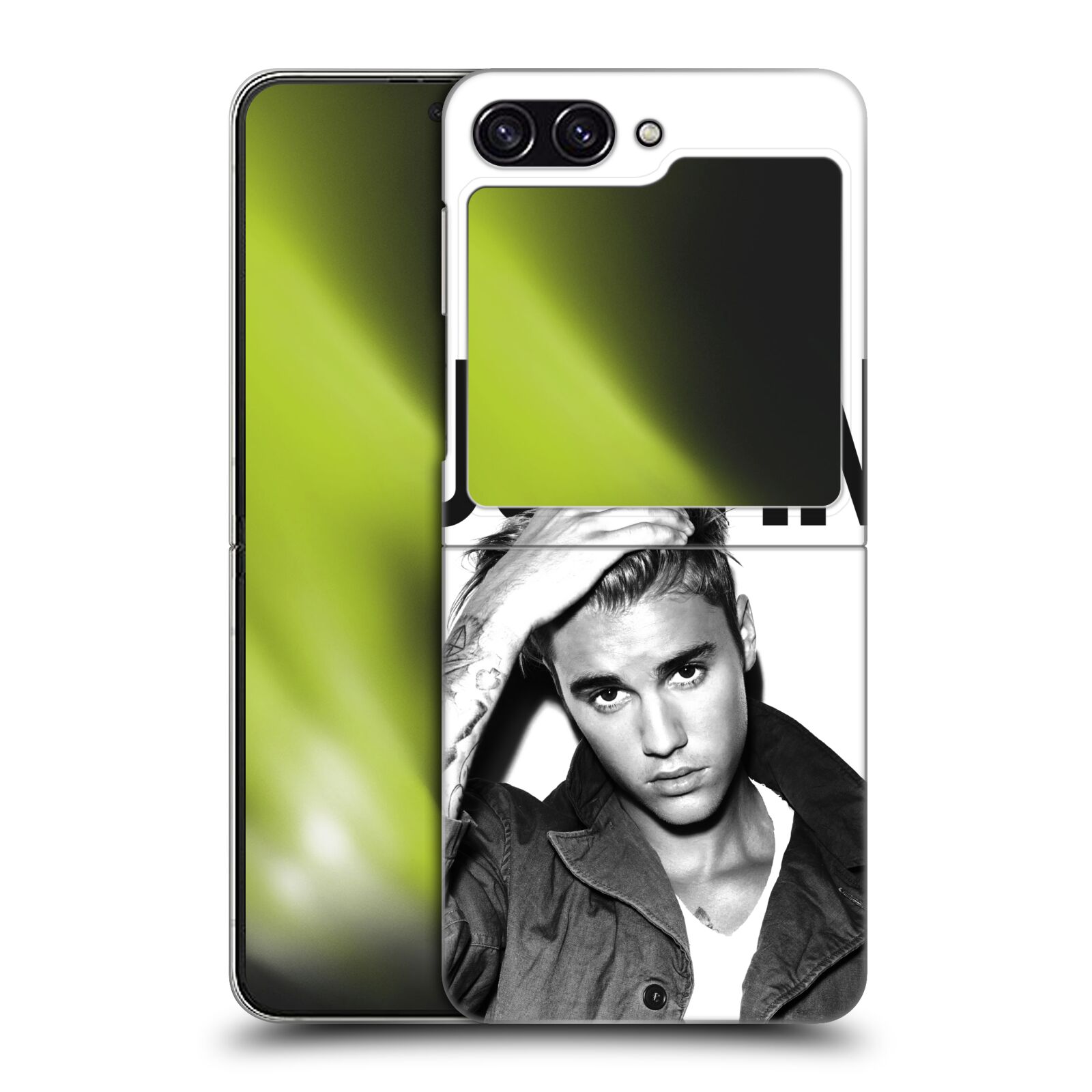 Plastový obal HEAD CASE na mobil Samsung Galaxy Z Flip 5  - Zpěvák - Justin Bieber