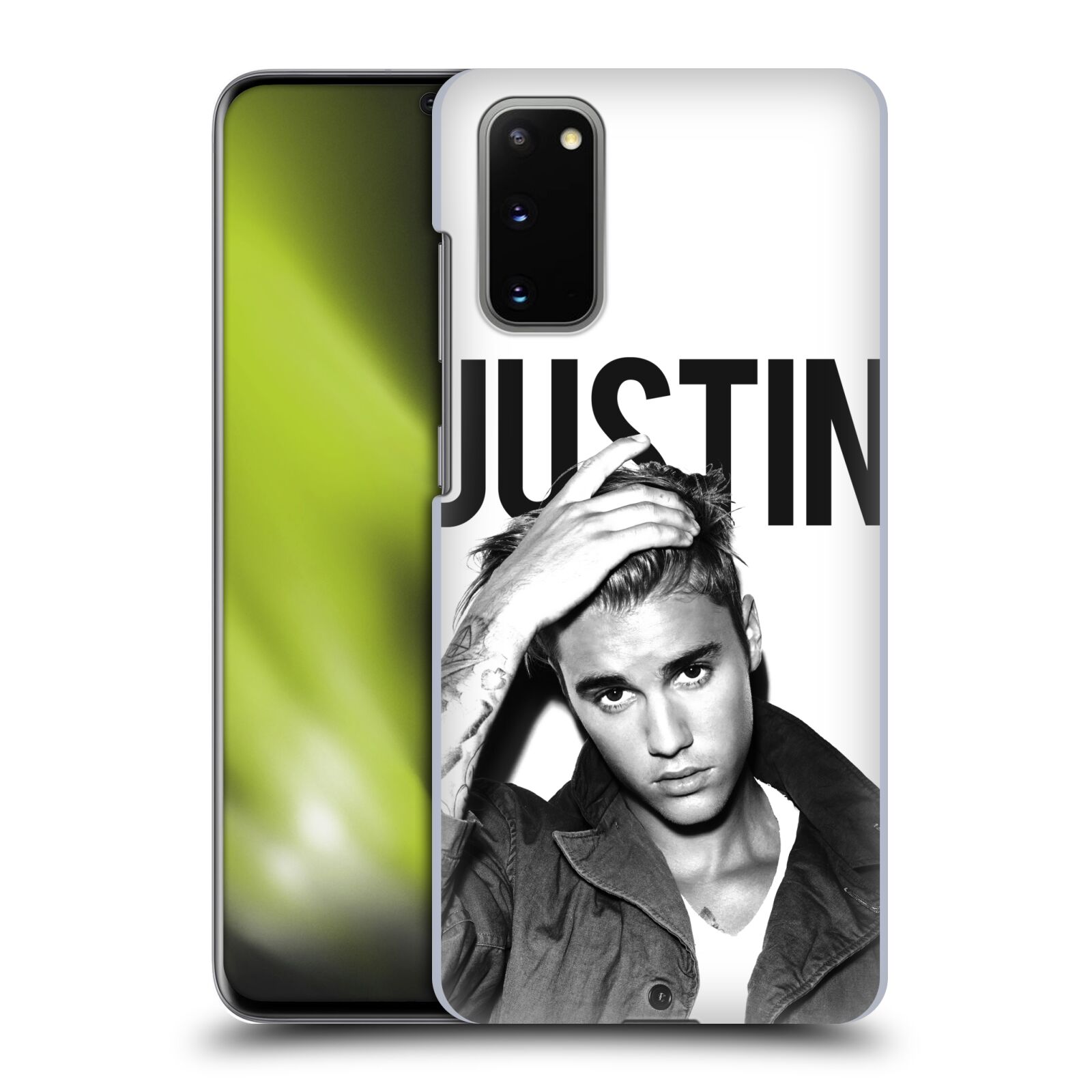 Pouzdro na mobil Samsung Galaxy S20 - HEAD CASE - Justin Bieber foto Purpose černá a bílá