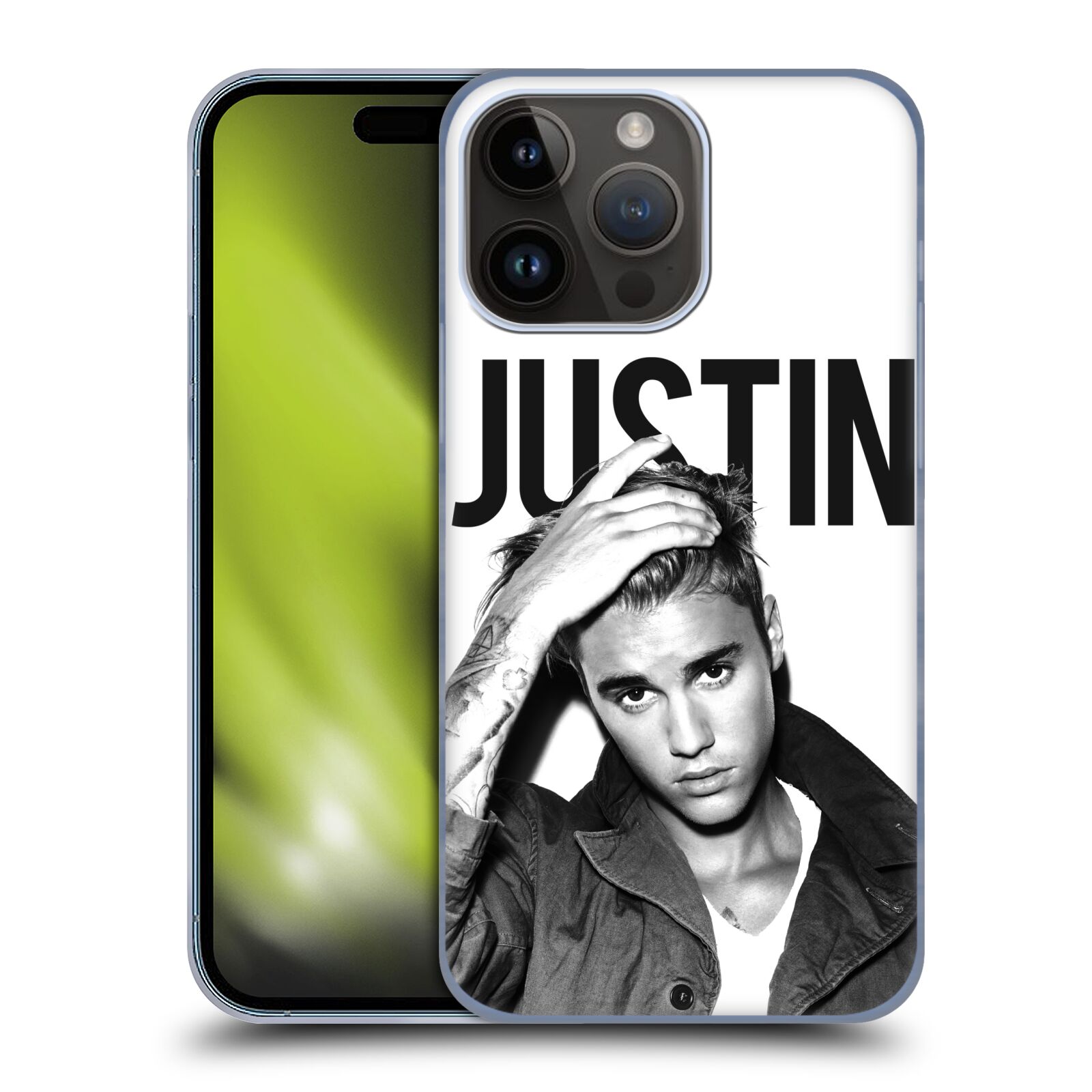 Plastový obal HEAD CASE na mobil Apple Iphone 15 PRO MAX  - Zpěvák - Justin Bieber