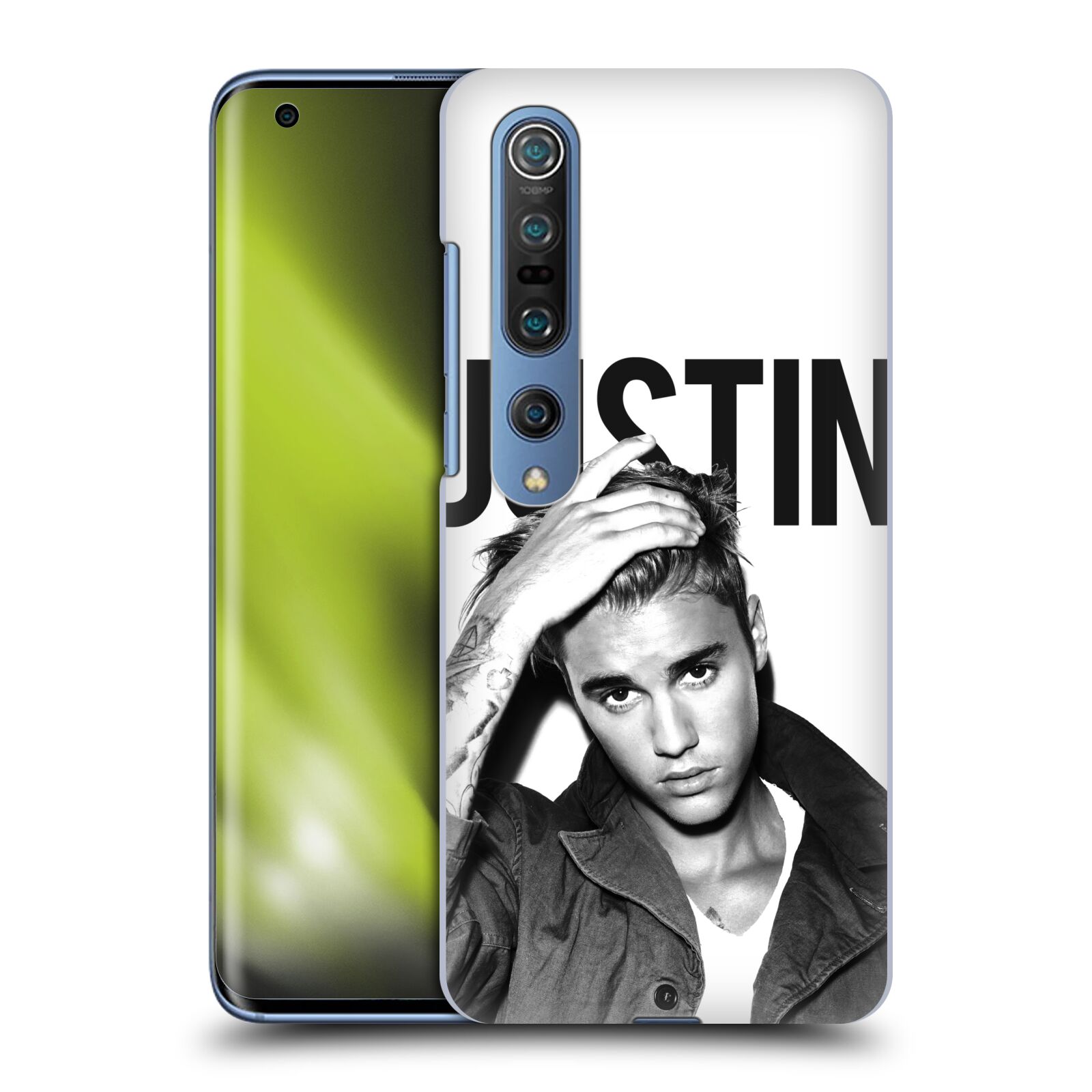 HEAD CASE plastový obal na mobil Xiaomi Mi 10 Justin Bieber foto Purpose černá a bílá