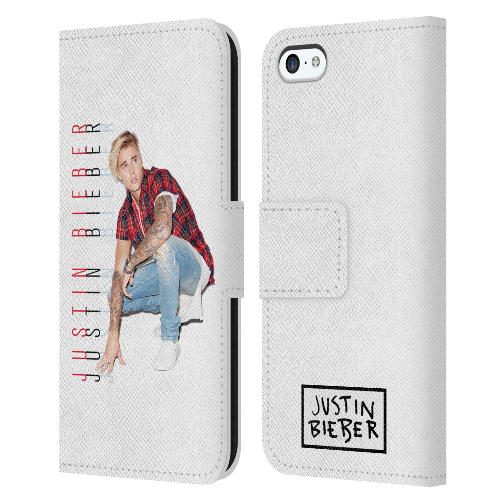 HEAD CASE Flipové pouzdro pro mobil Apple Iphone 5C originální potisk Justin Bieber Cropped