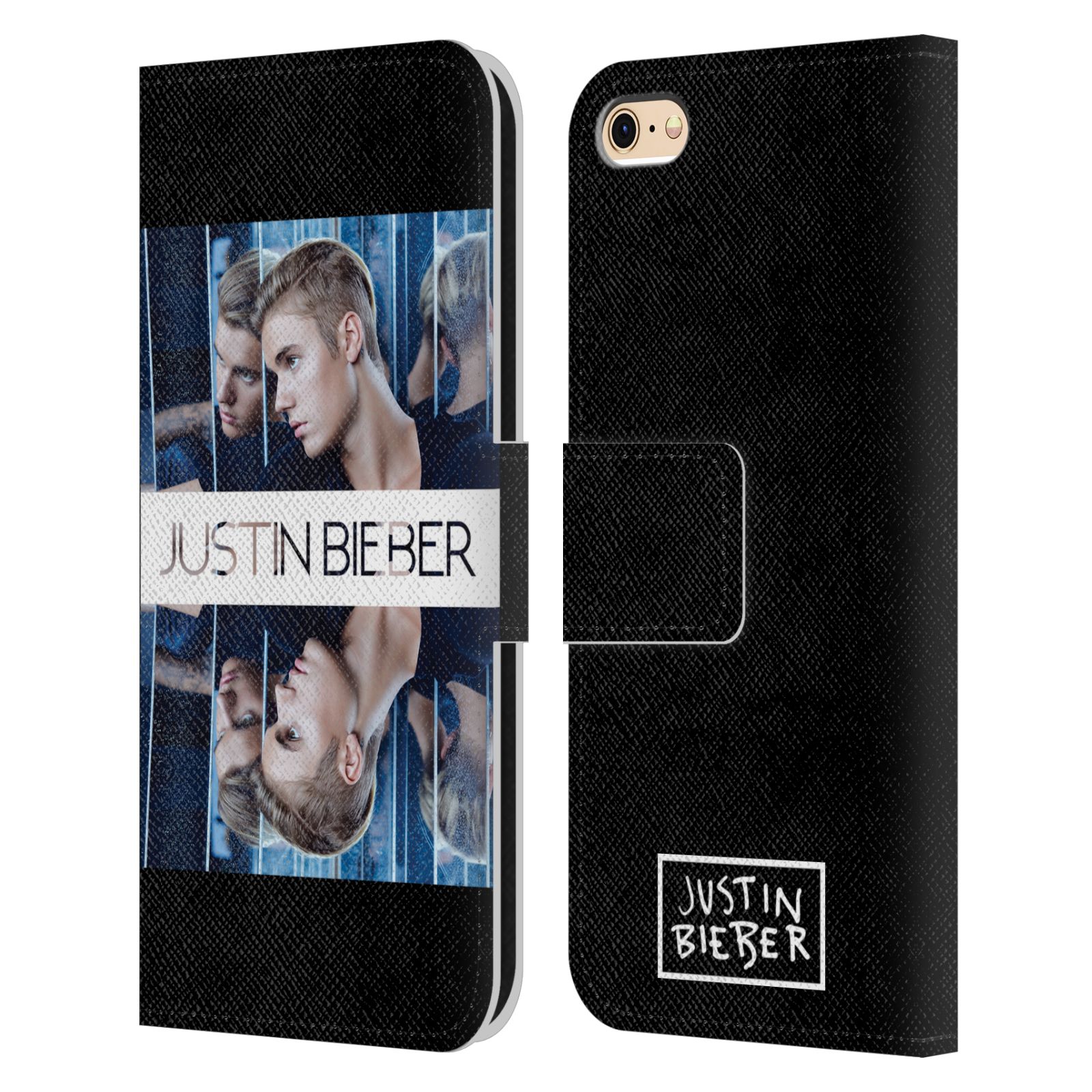 HEAD CASE Flipové pouzdro pro mobil Apple Iphone 6 / 6S originální potisk Justin Bieber Zrcadlo