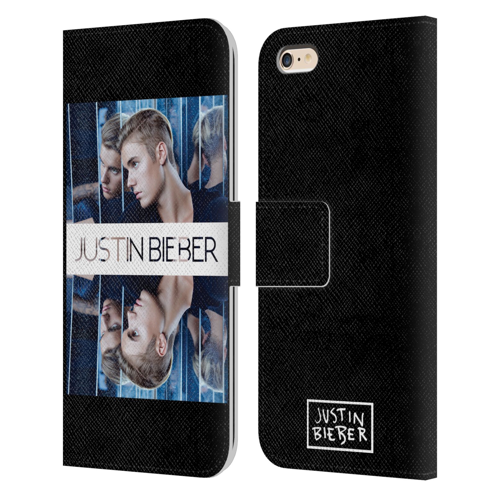 HEAD CASE Flipové pouzdro pro mobil Apple Iphone 6 PLUS / 6S PLUS originální potisk Justin Bieber Zrcadlo