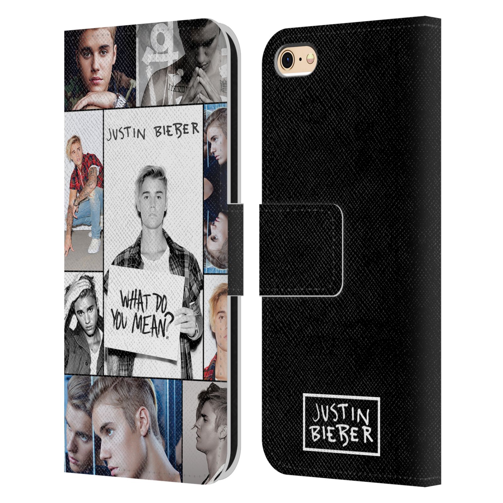 HEAD CASE Flipové pouzdro pro mobil Apple Iphone 6 / 6S originální potisk Justin Bieber foto koláž