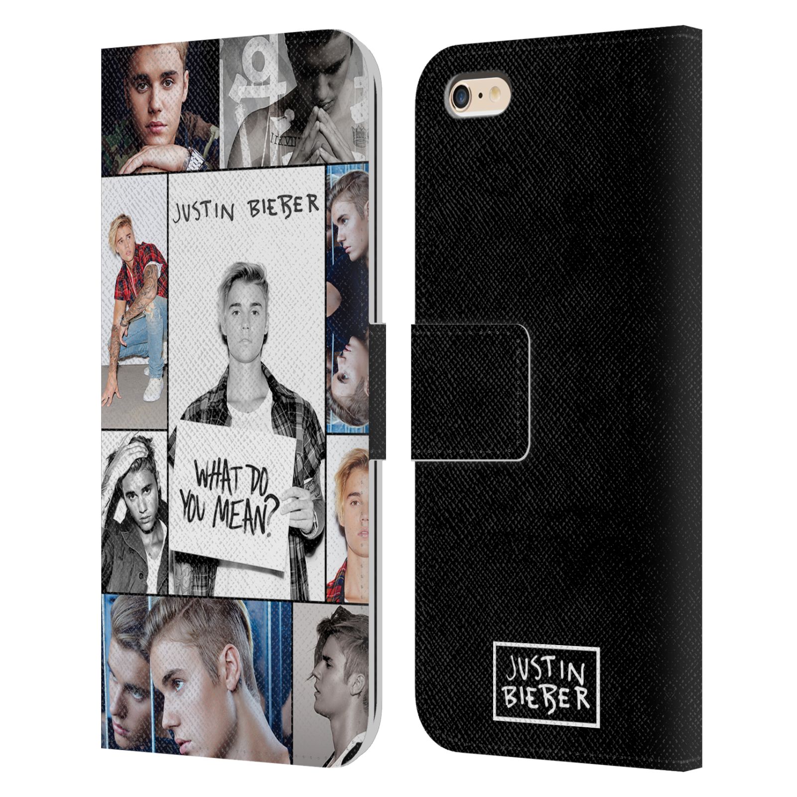 HEAD CASE Flipové pouzdro pro mobil Apple Iphone 6 PLUS / 6S PLUS originální potisk Justin Bieber foto koláž