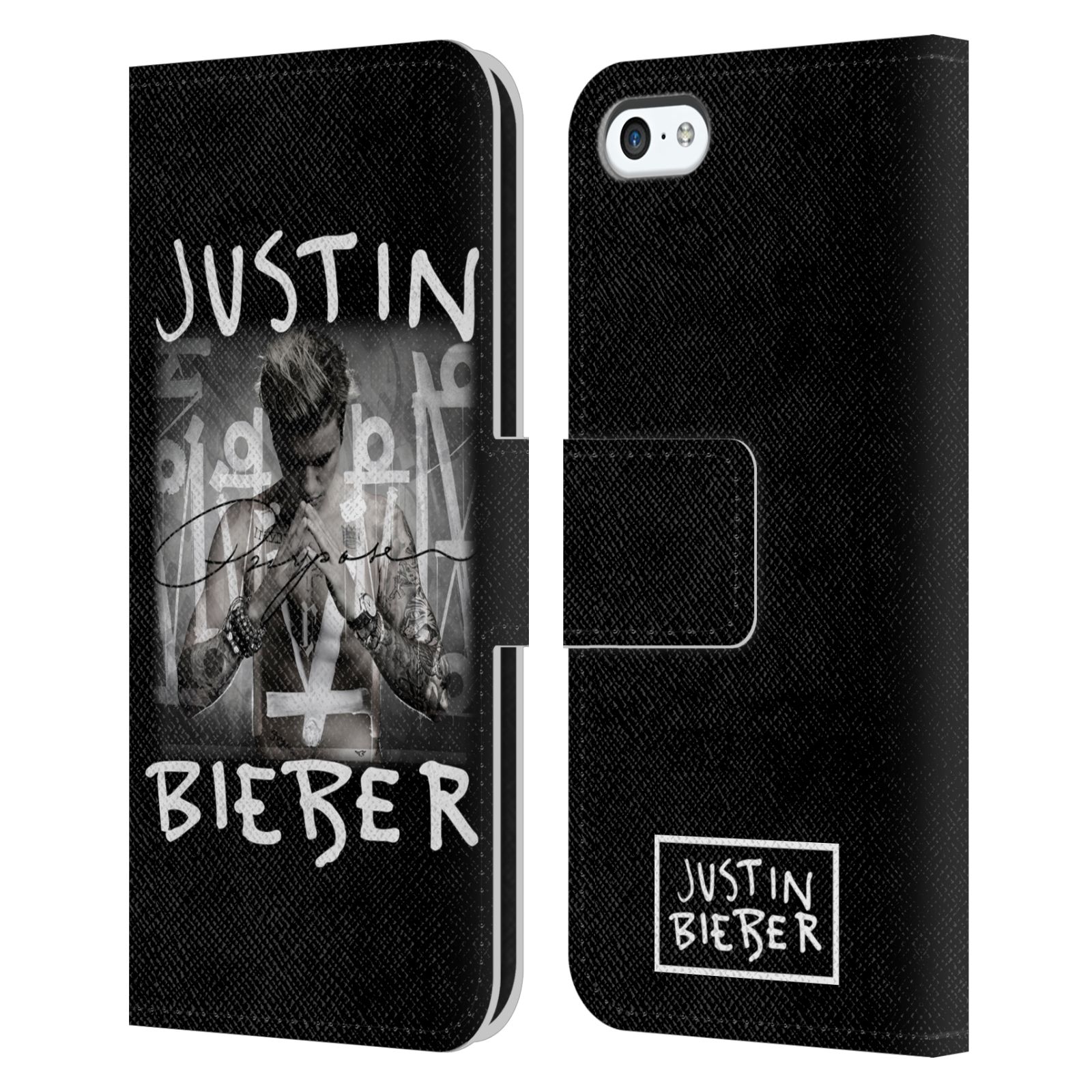 HEAD CASE Flipové pouzdro pro mobil Apple Iphone 5C originální potisk Justin Bieber Purpose