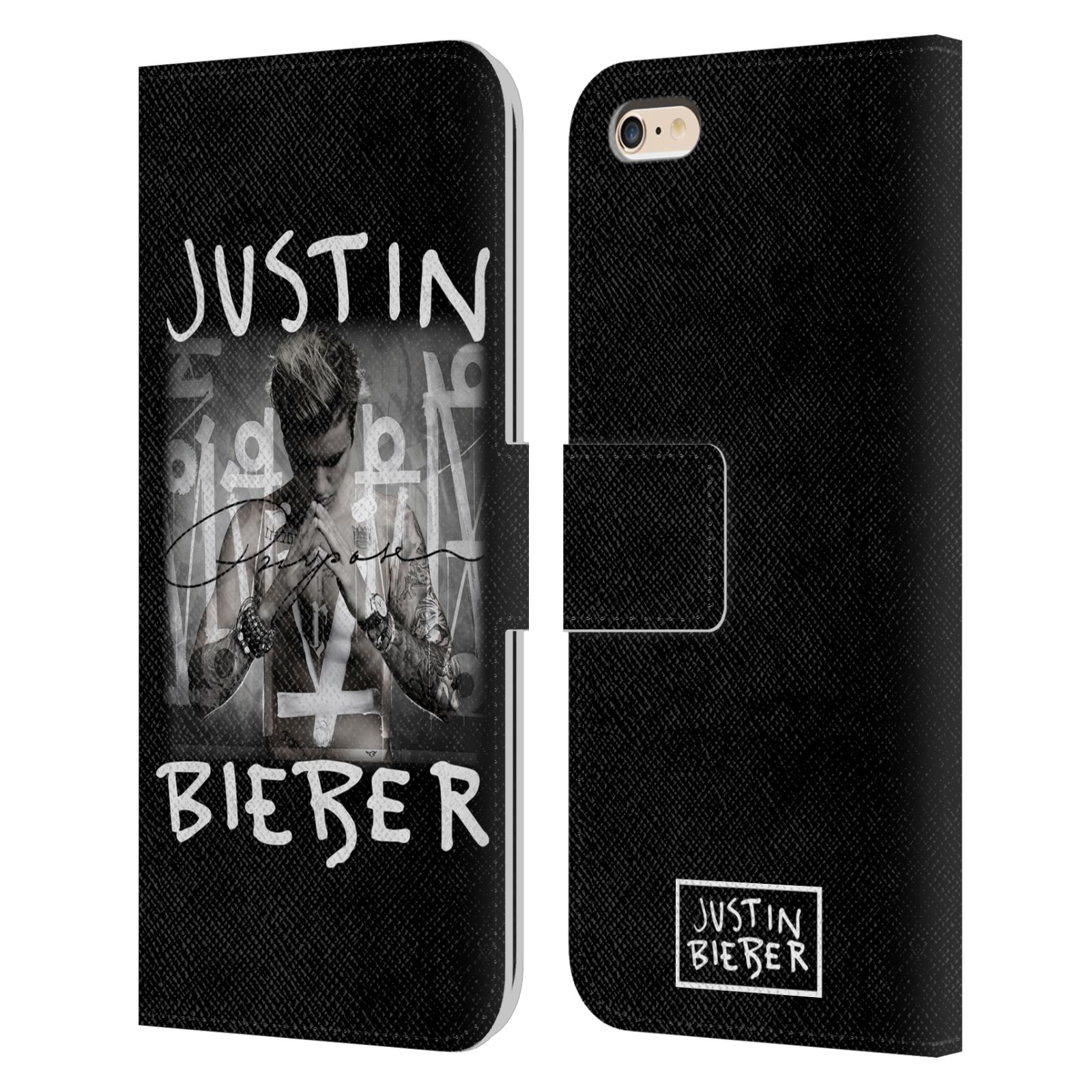 HEAD CASE Flipové pouzdro pro mobil Apple Iphone 6 PLUS / 6S PLUS originální potisk Justin Bieber Purpose
