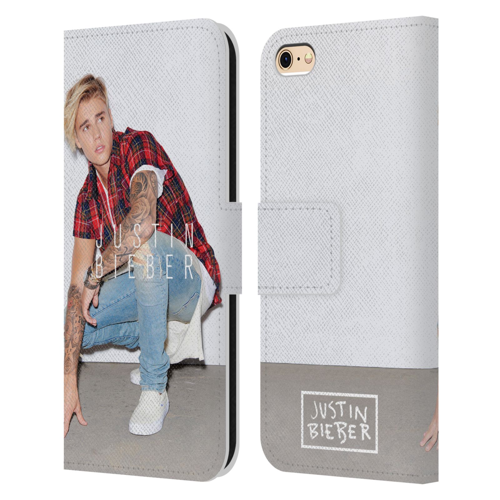 HEAD CASE Flipové pouzdro pro mobil Apple Iphone 6 / 6S originální potisk Justin Bieber Uncropped