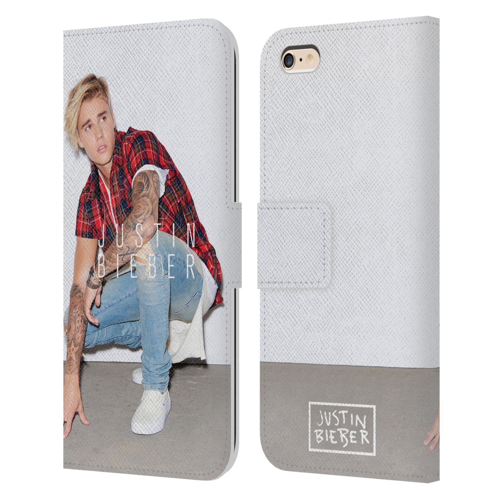 HEAD CASE Flipové pouzdro pro mobil Apple Iphone 6 PLUS / 6S PLUS originální potisk Justin Bieber Uncropped