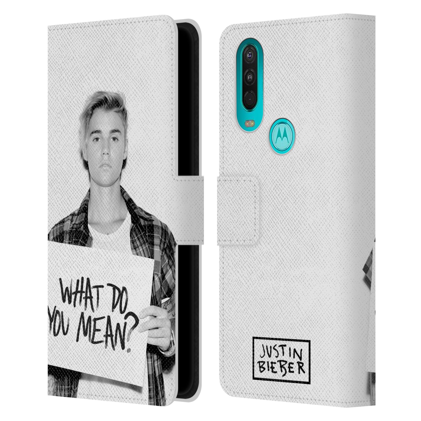 Pouzdro HEAD CASE na mobil Motorola One Action  Justin Bieber - Foto What Do You Mean