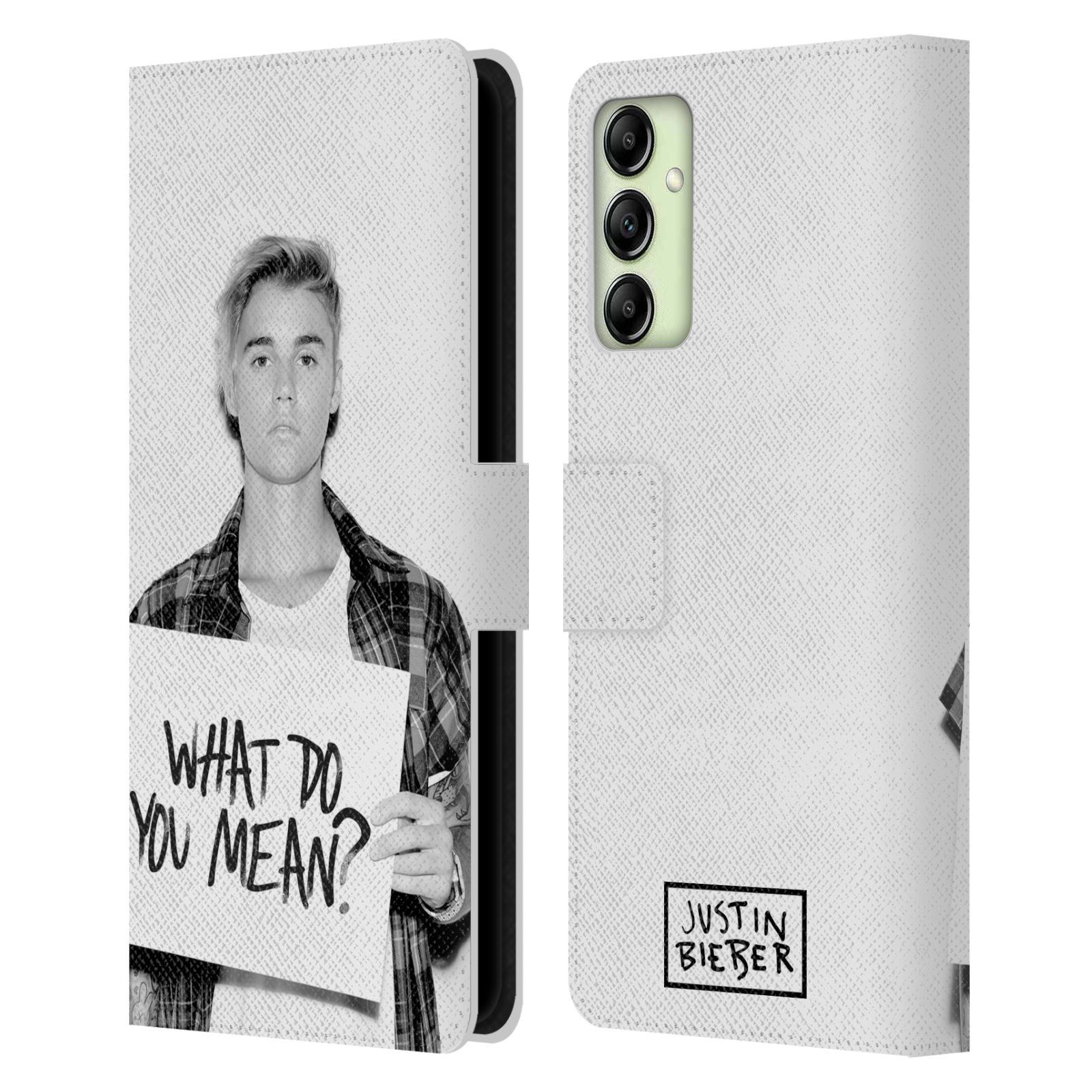 Pouzdro HEAD CASE na mobil Samsung Galaxy A14  Justin Bieber - Foto What Do You Mean