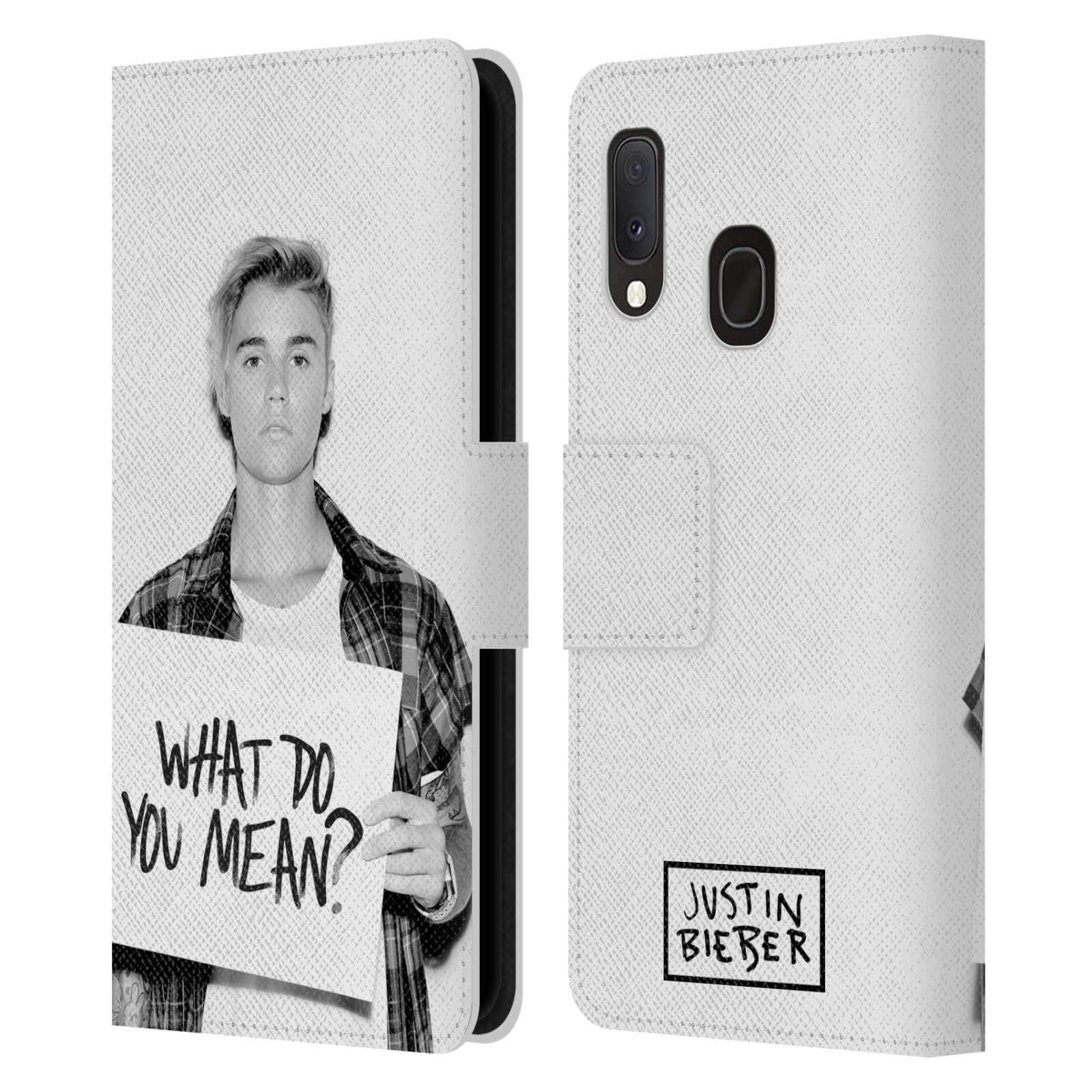 Pouzdro na mobil Samsung Galaxy A20e - Head Case - Justin Bieber - Foto What Do You Mean