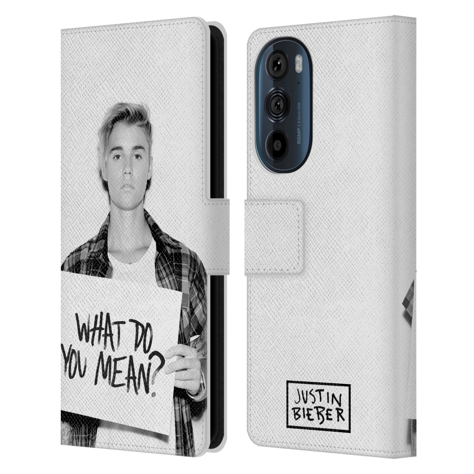 Pouzdro HEAD CASE na mobil Motorola EDGE 30  Justin Bieber - Foto What Do You Mean