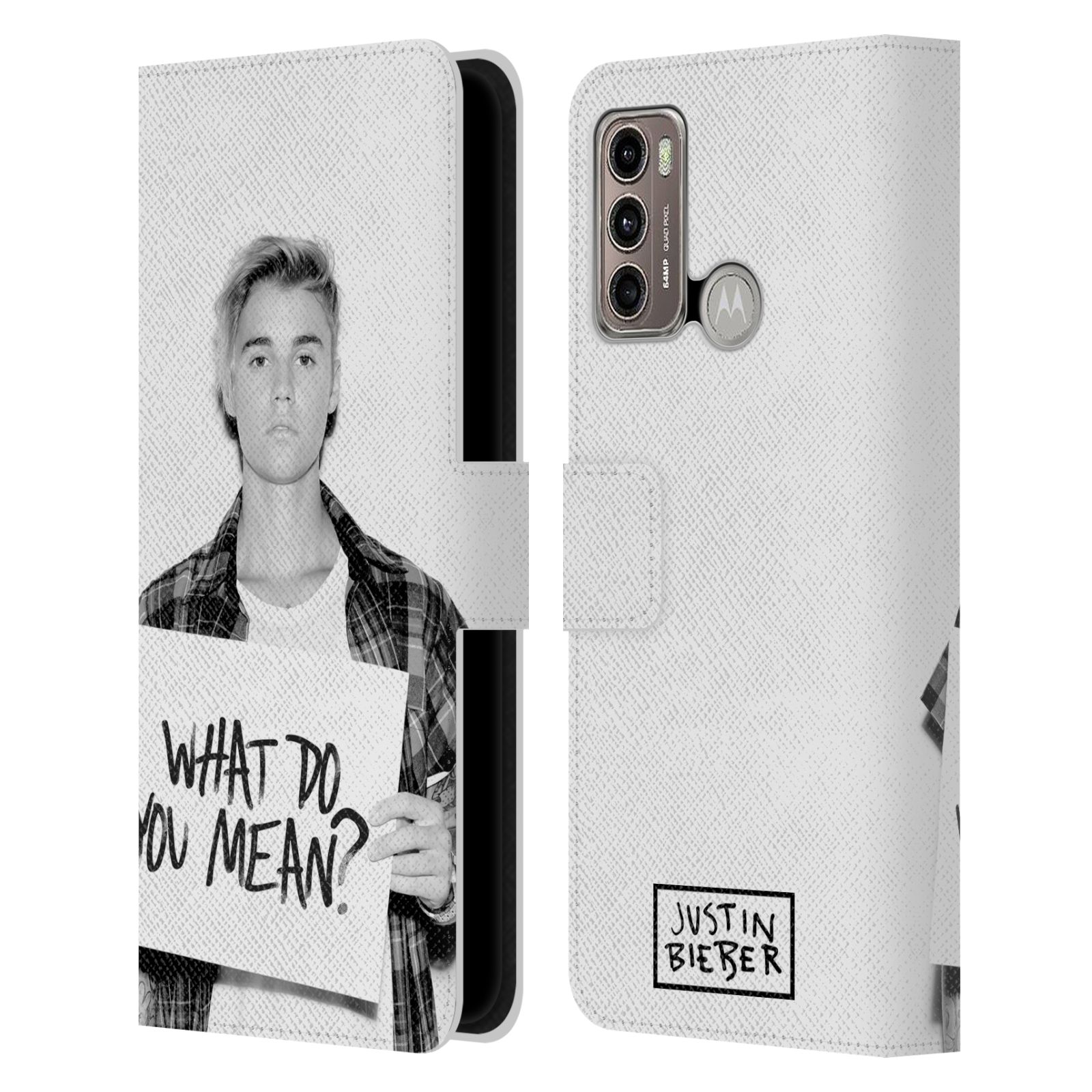 Pouzdro HEAD CASE na mobil Motorola Moto G60  Justin Bieber - Foto What Do You Mean