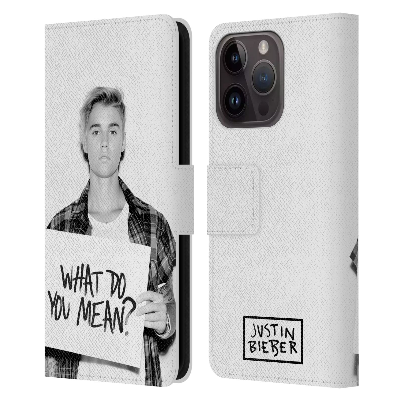 Pouzdro HEAD CASE na mobil Apple Iphone 15 PRO  Justin Bieber - Foto What Do You Mean