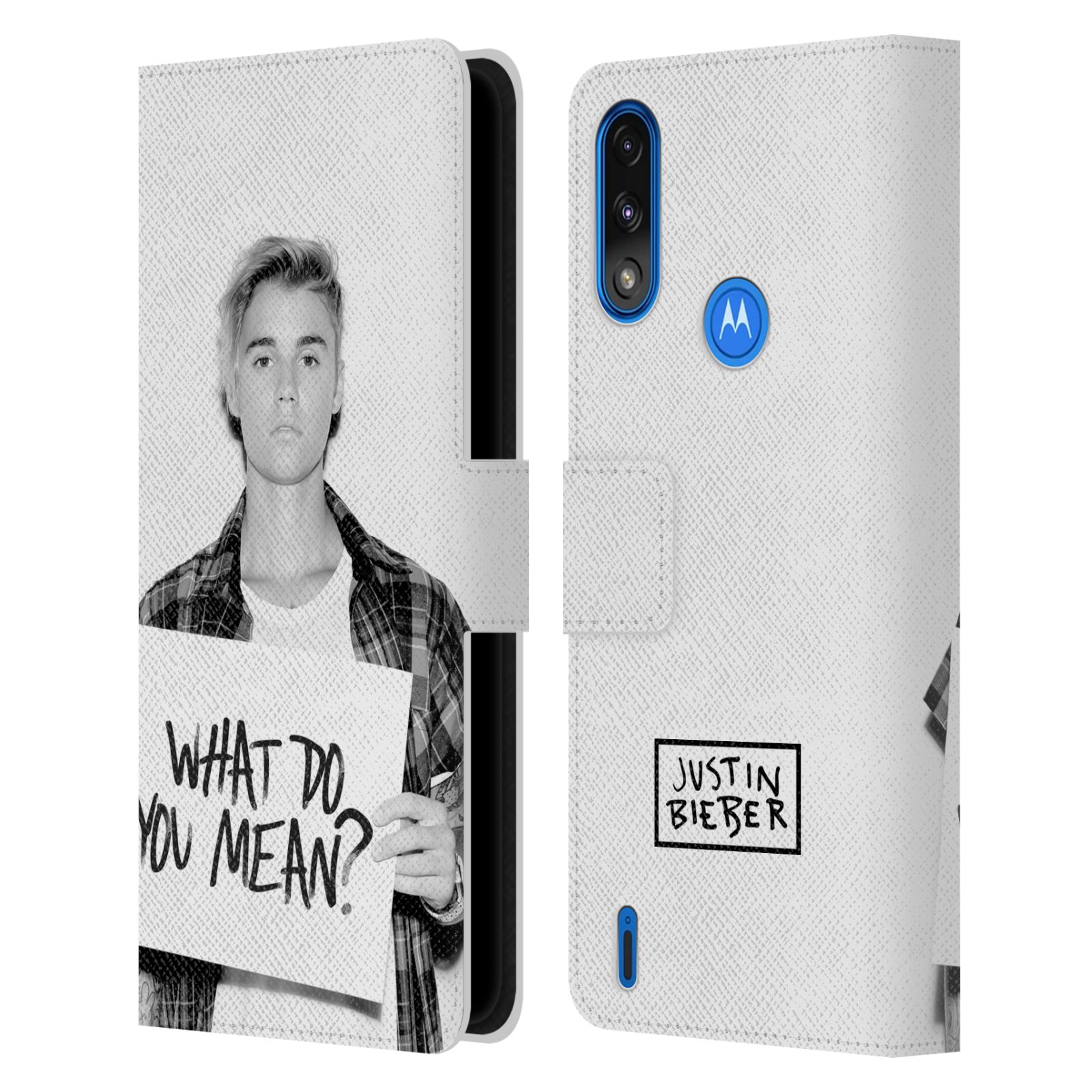 Pouzdro HEAD CASE na mobil Motorola Moto E7 POWER  Justin Bieber - Foto What Do You Mean