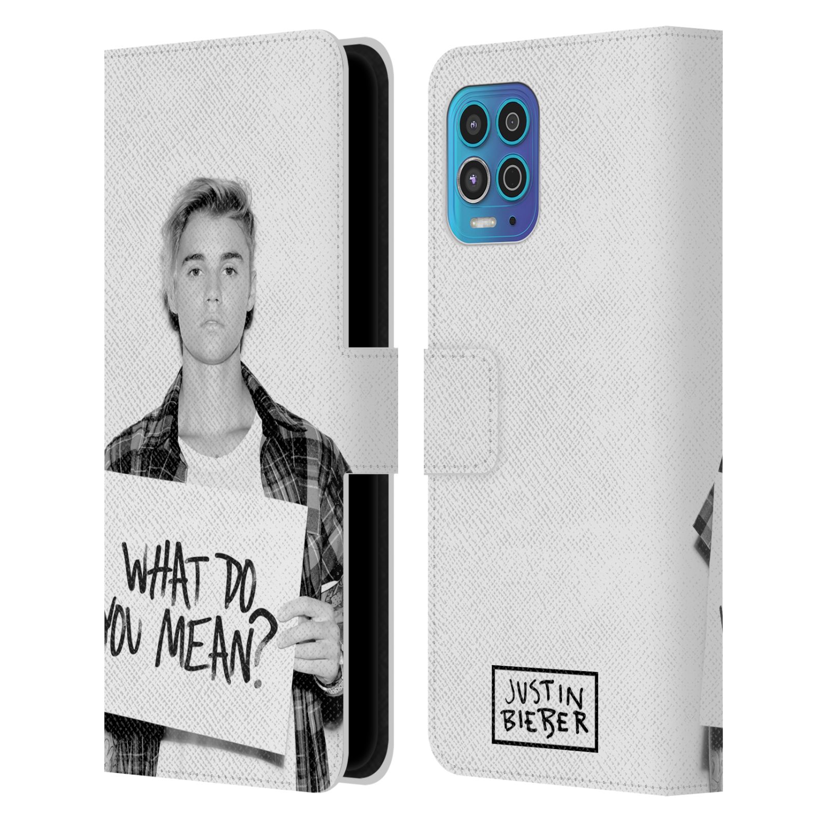 Pouzdro HEAD CASE na mobil Motorola MOTO G100  Justin Bieber - Foto What Do You Mean