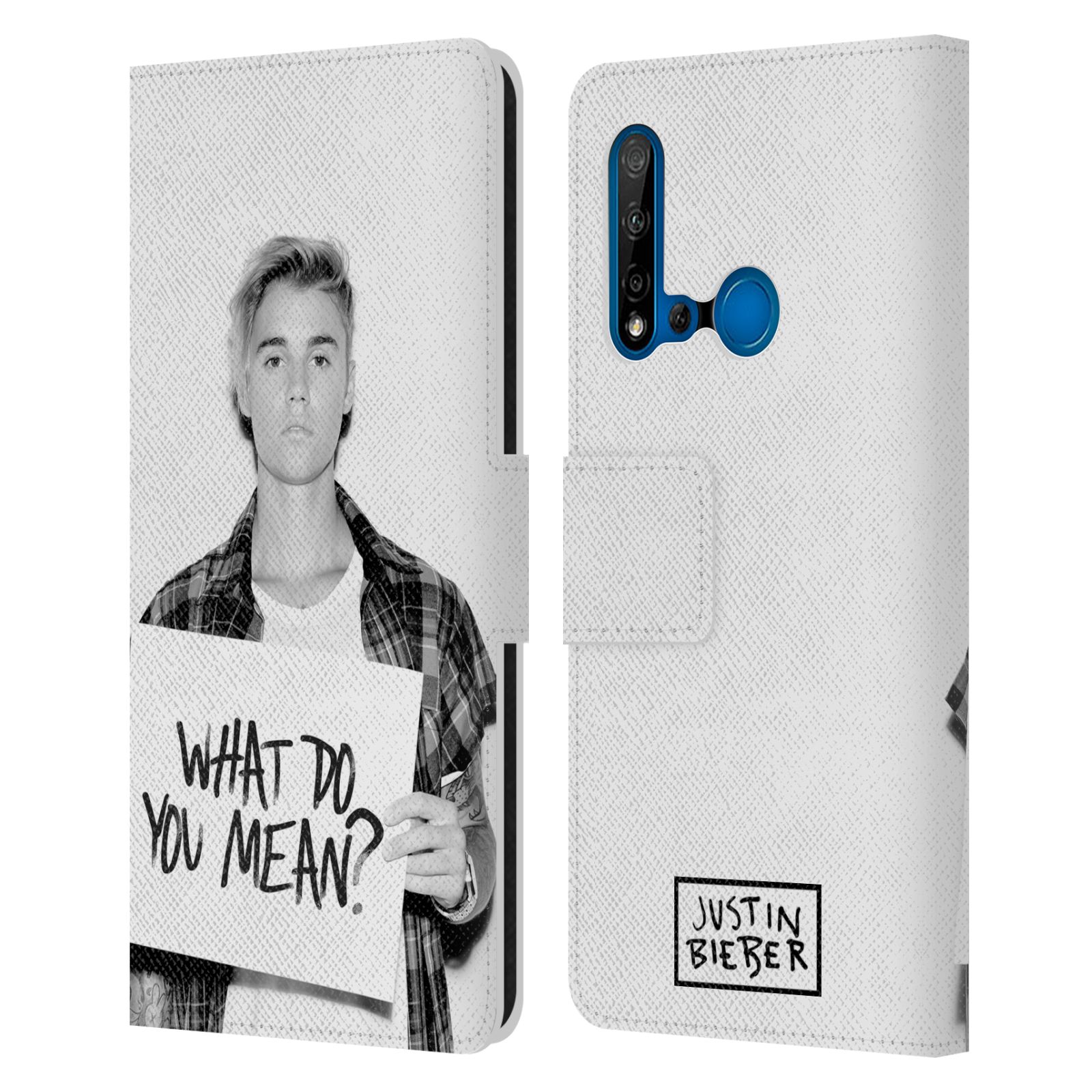 Pouzdro na mobil Huawei P20 LITE 2019 - Head Case - Justin Bieber - Foto What Do You Mean