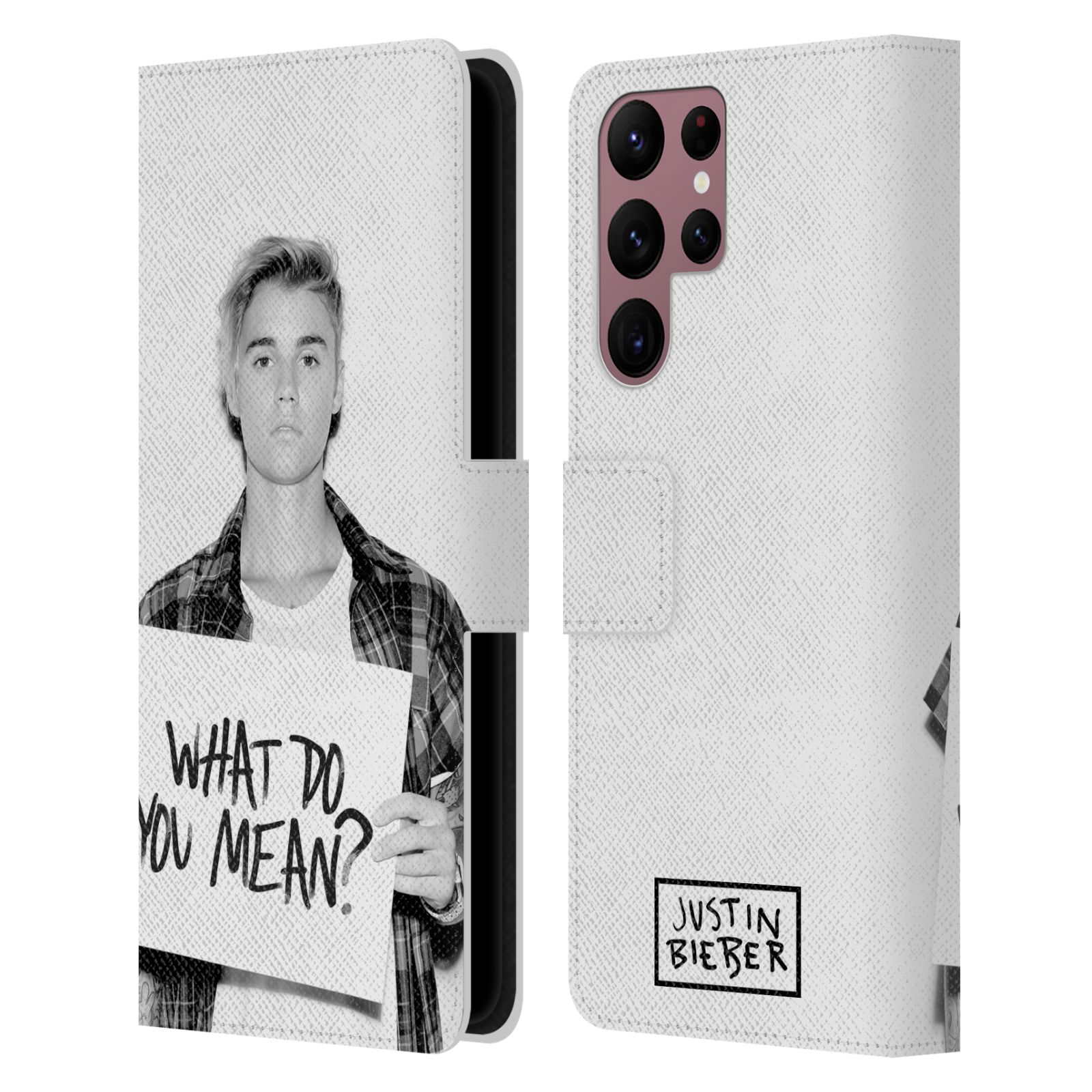 Pouzdro HEAD CASE na mobil Samsung Galaxy S22 ULTRA 5G  Justin Bieber - Foto What Do You Mean
