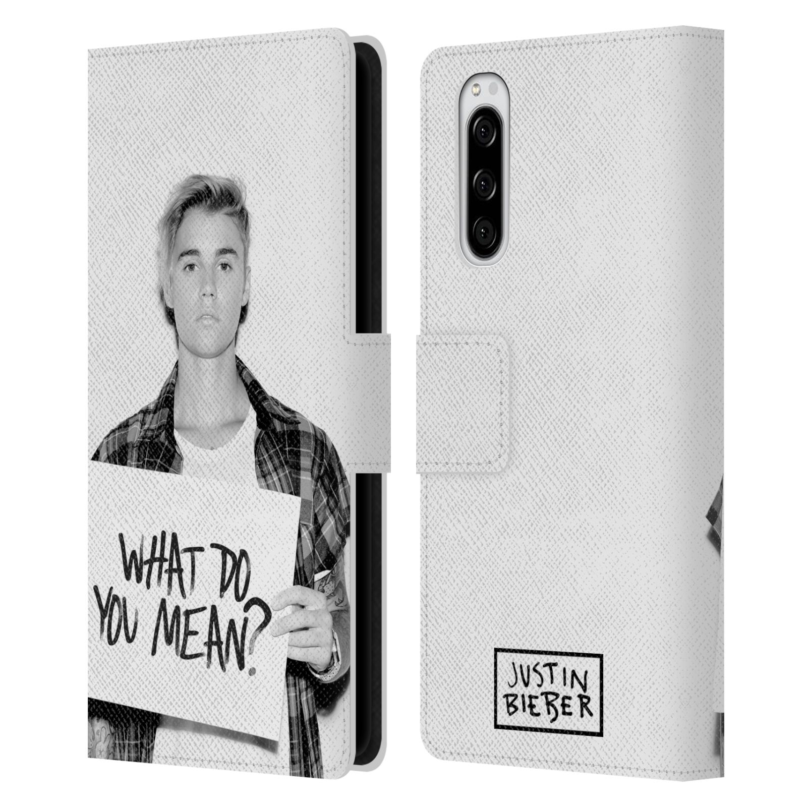 Pouzdro na mobil Sony Xperia 5 - Head Case - Justin Bieber - Foto What Do You Mean
