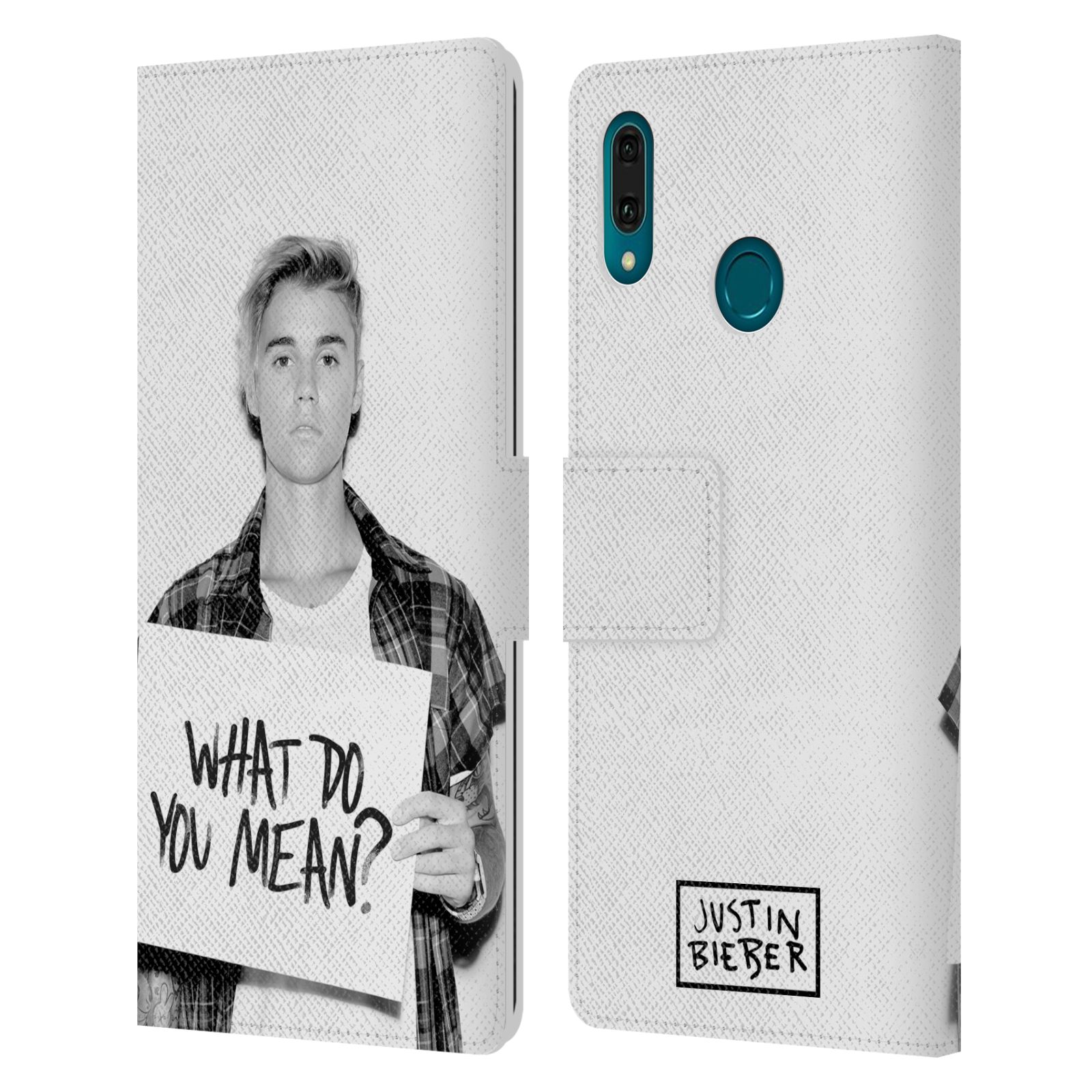 Pouzdro na mobil Huawei Y9 2019 - Head Case - Justin Bieber - Foto What Do You Mean