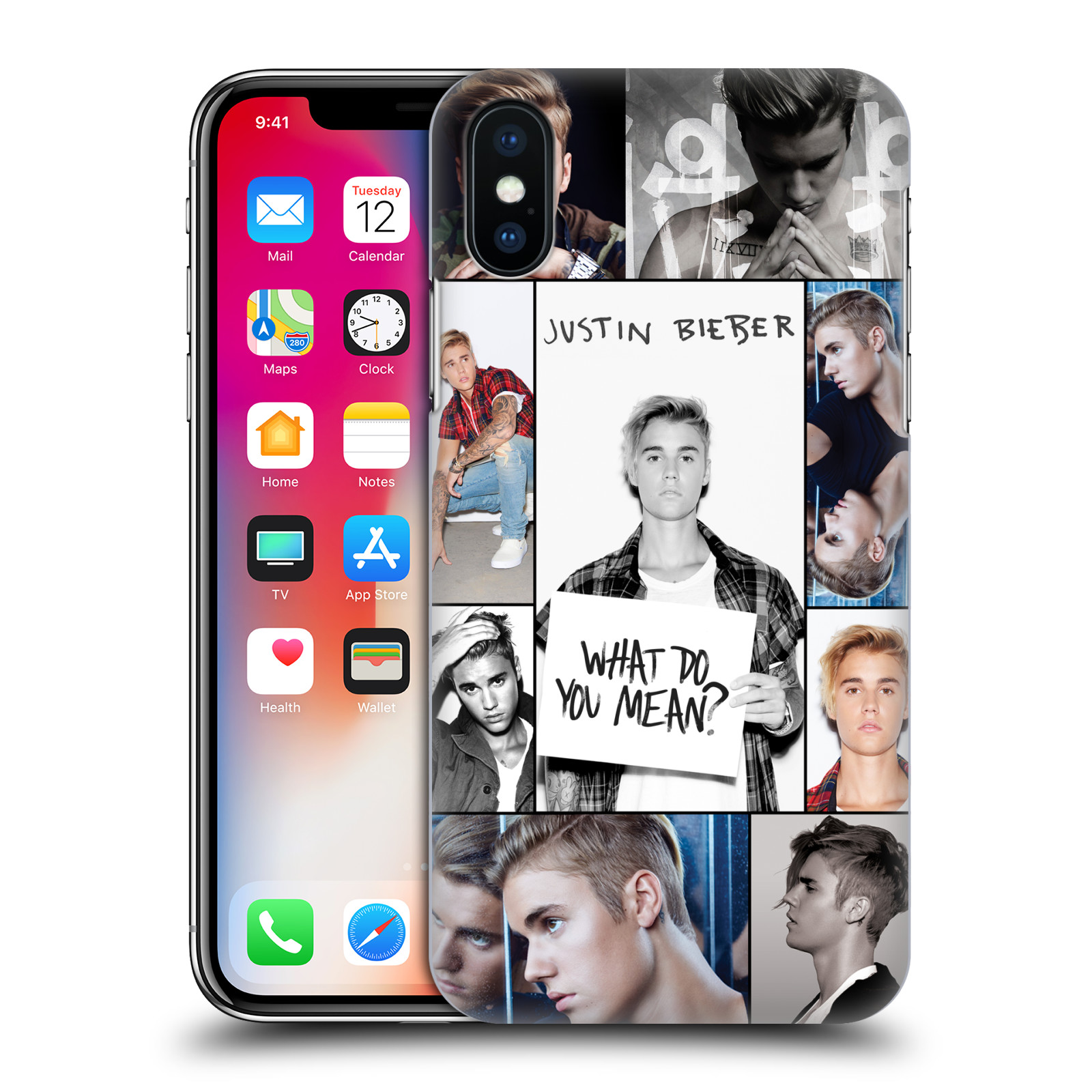 HEAD CASE plastový obal na mobil Apple Iphone X / XS Justin Bieber foto Purpose malé fotky