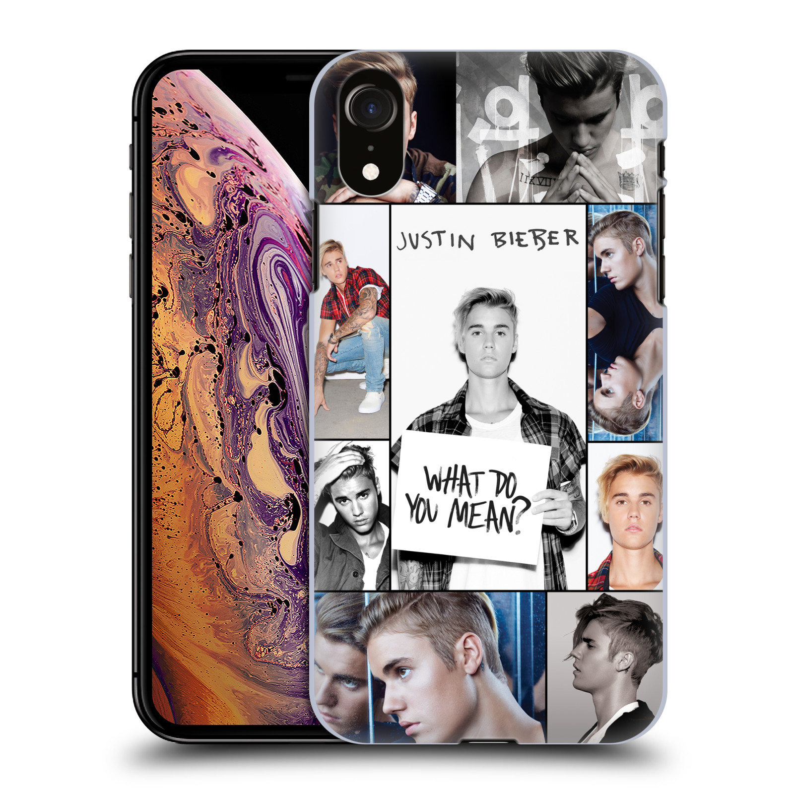 HEAD CASE plastový obal na mobil Apple Iphone XR Justin Bieber foto Purpose malé fotky