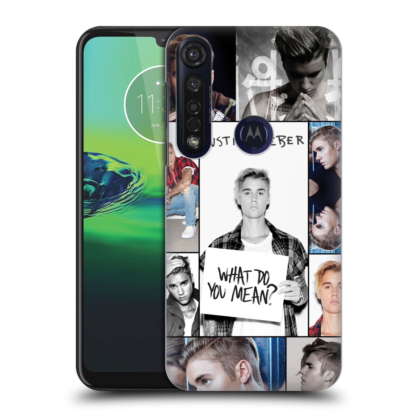 Pouzdro na mobil Motorola Moto G8 PLUS - HEAD CASE - Justin Bieber foto Purpose malé fotky