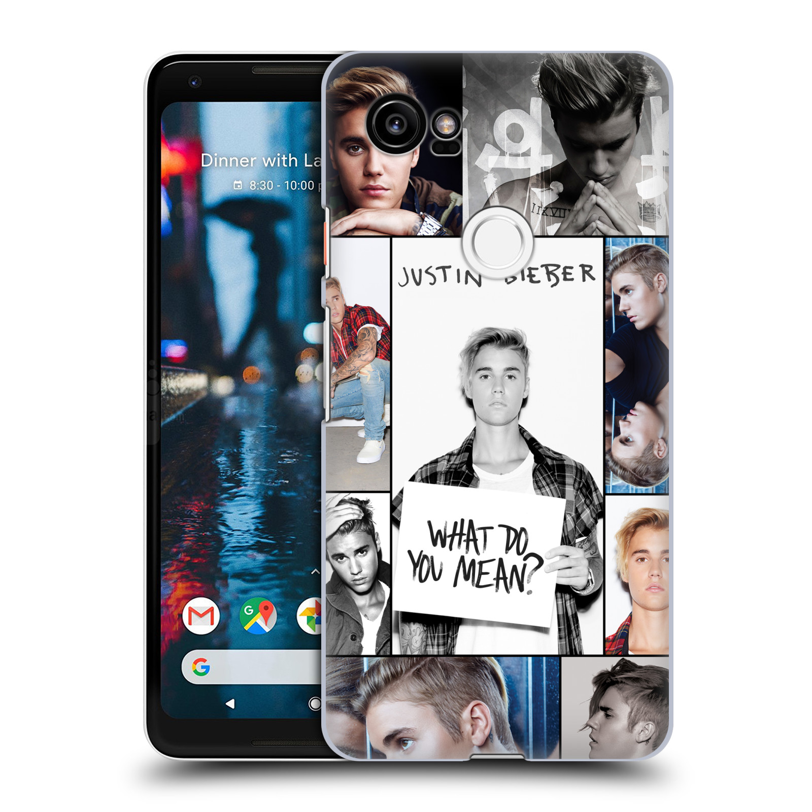 HEAD CASE plastový obal na mobil Google Pixel 2 XL Justin Bieber foto Purpose malé fotky