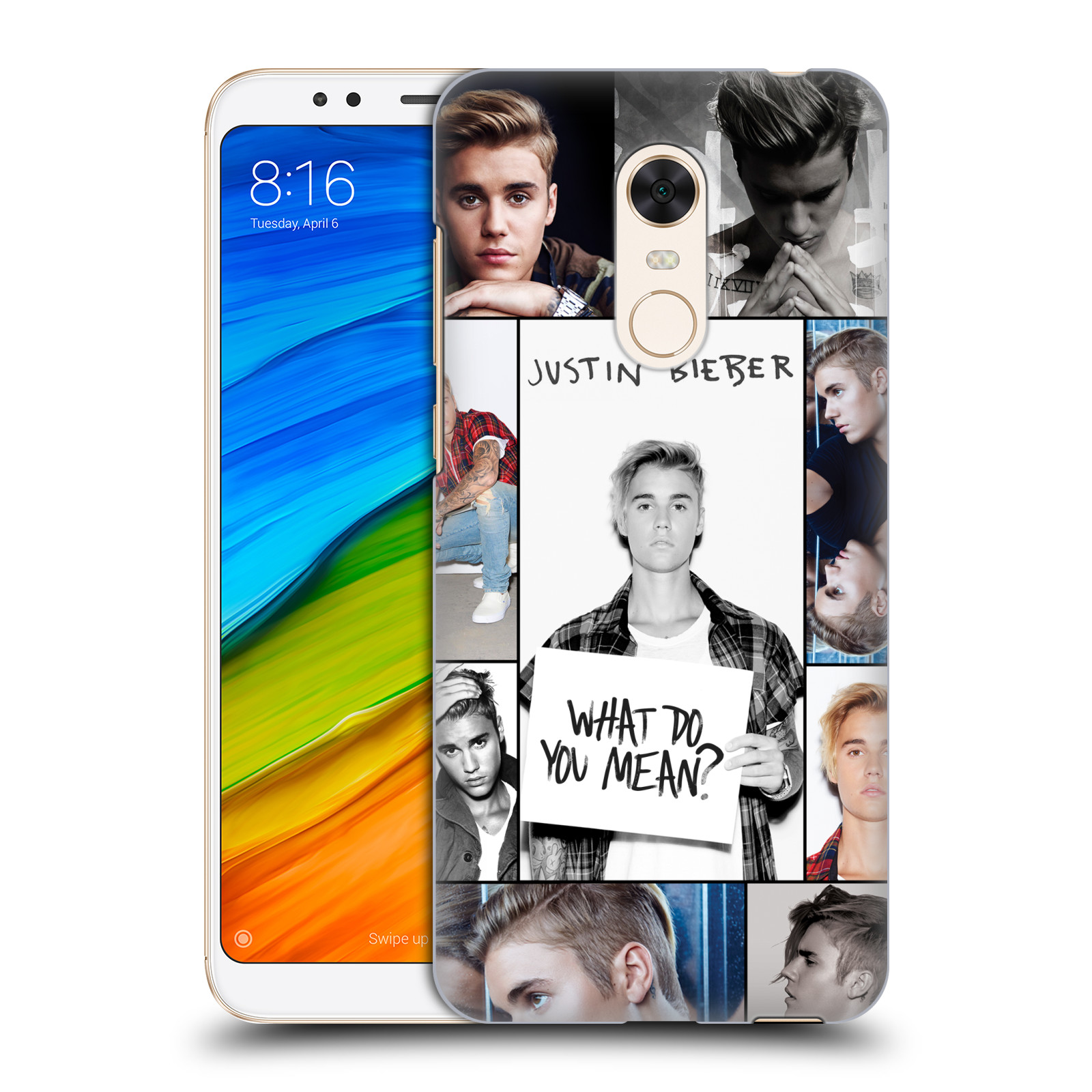 HEAD CASE plastový obal na mobil Xiaomi Redmi 5 PLUS Justin Bieber foto Purpose malé fotky