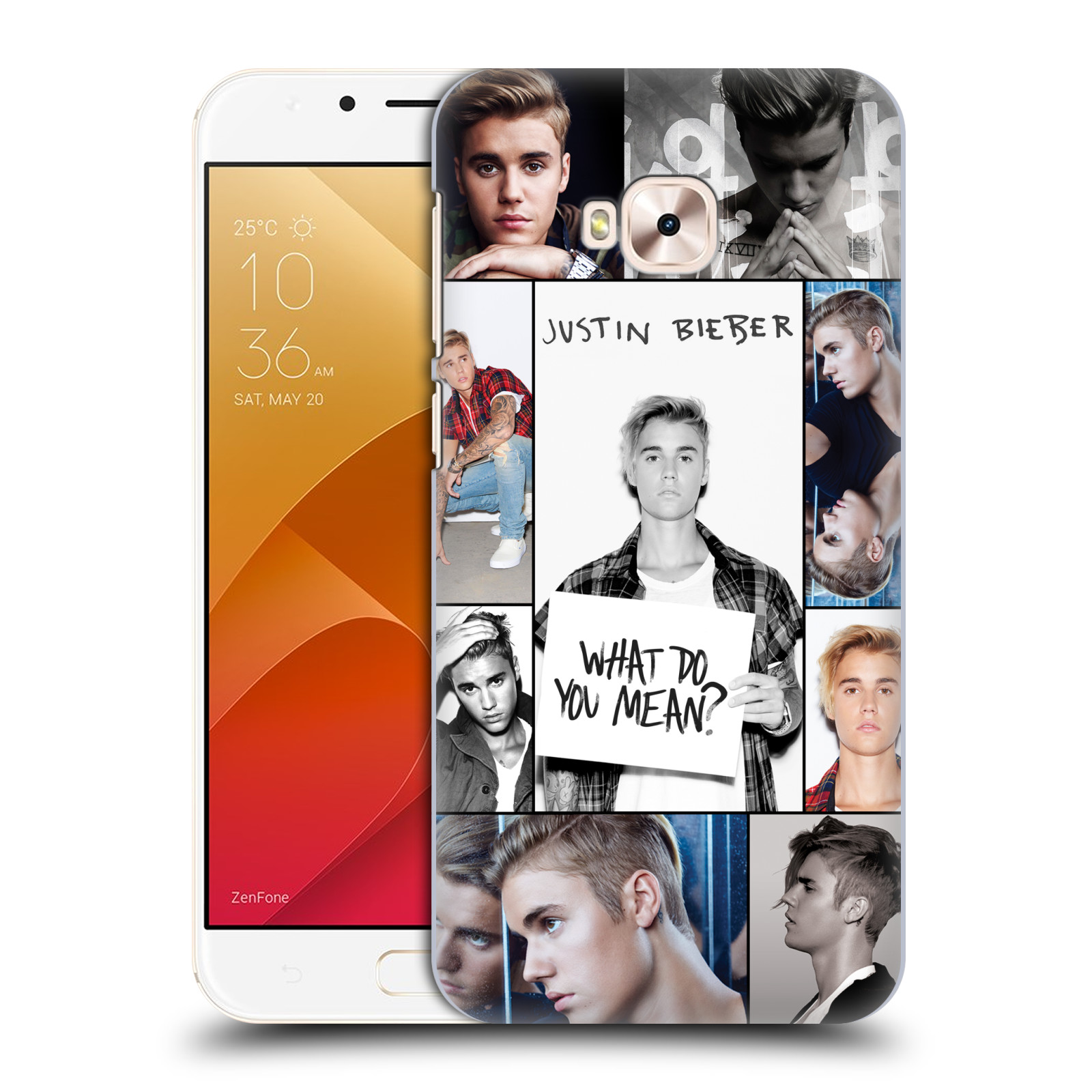 HEAD CASE plastový obal na mobil Asus Zenfone 4 Selfie Pro ZD552KL Justin Bieber foto Purpose malé fotky