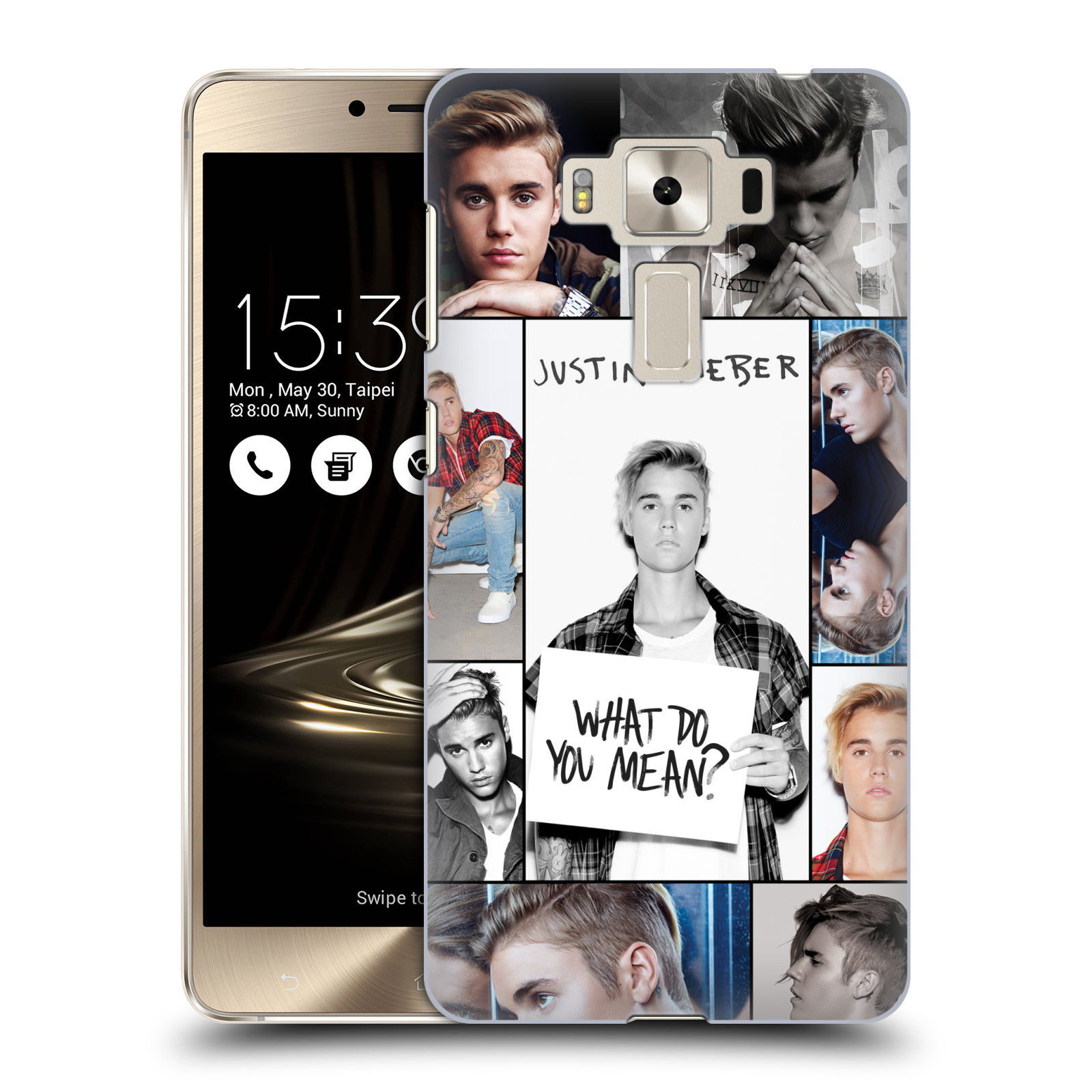 HEAD CASE plastový obal na mobil Asus Zenfone 3 DELUXE ZS550KL Justin Bieber foto Purpose malé fotky