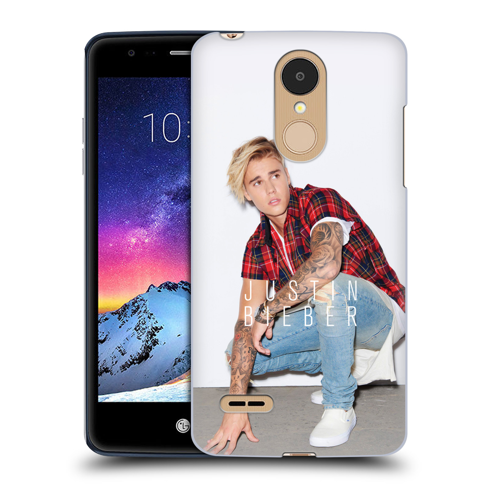 HEAD CASE plastový obal na mobil LG K9 / K8 2018 Justin Bieber foto Purpose tour kalendář