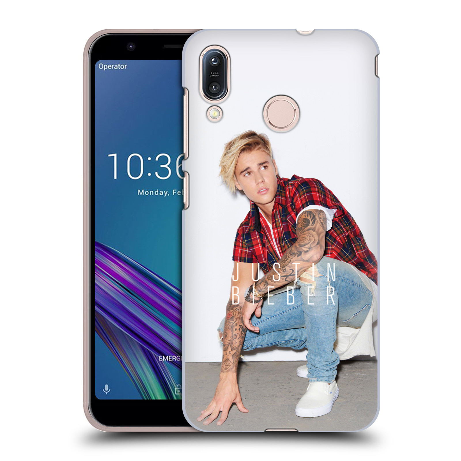 Pouzdro na mobil Asus Zenfone Max M1 (ZB555KL) - HEAD CASE - Justin Bieber foto Purpose tour kalendář