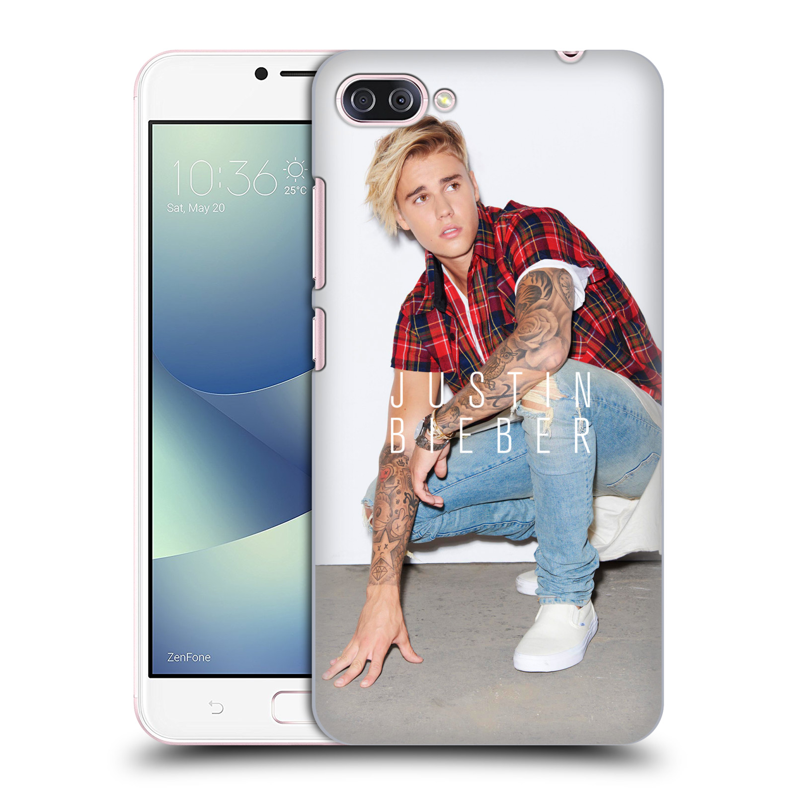 HEAD CASE plastový obal na mobil Asus Zenfone 4 MAX ZC554KL Justin Bieber foto Purpose tour kalendář