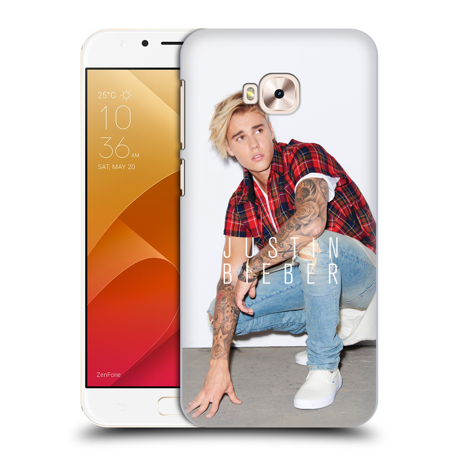 HEAD CASE plastový obal na mobil Asus Zenfone 4 Selfie Pro ZD552KL Justin Bieber foto Purpose tour kalendář