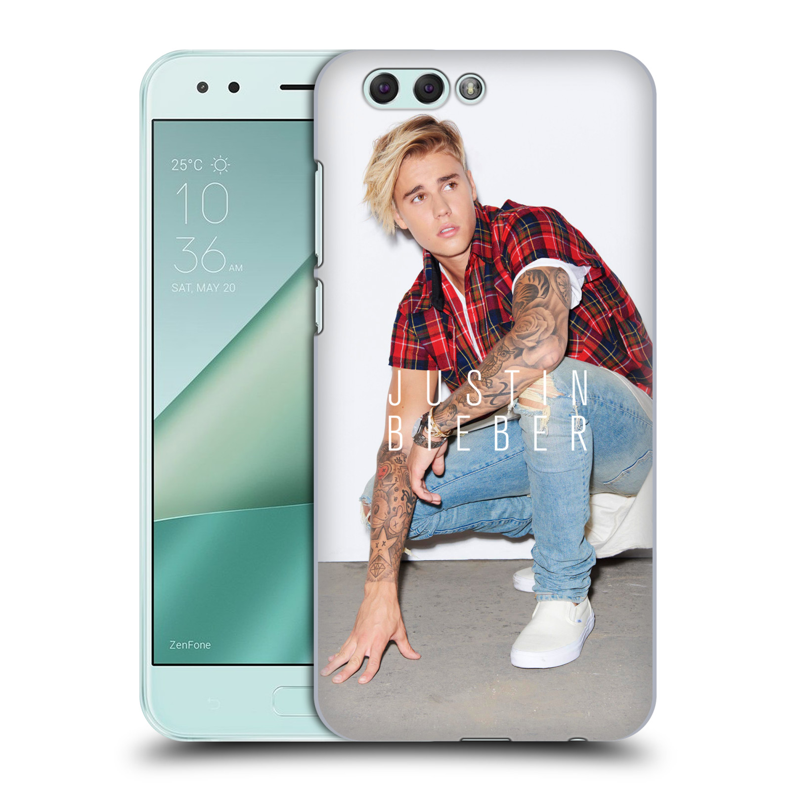 HEAD CASE plastový obal na mobil Asus Zenfone 4 ZE554KL Justin Bieber foto Purpose tour kalendář