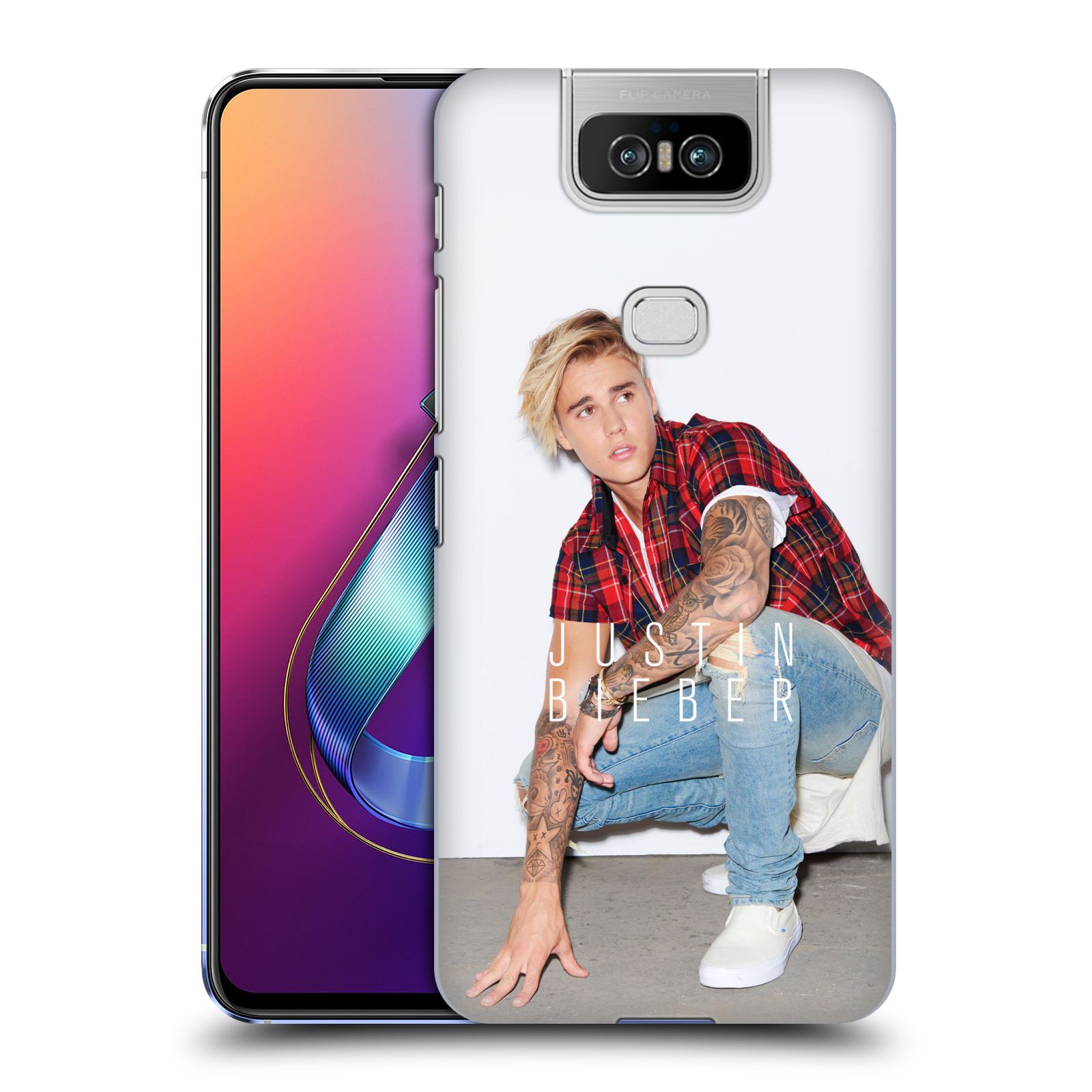 Pouzdro na mobil Asus Zenfone 6 ZS630KL - HEAD CASE - Justin Bieber foto Purpose tour kalendář