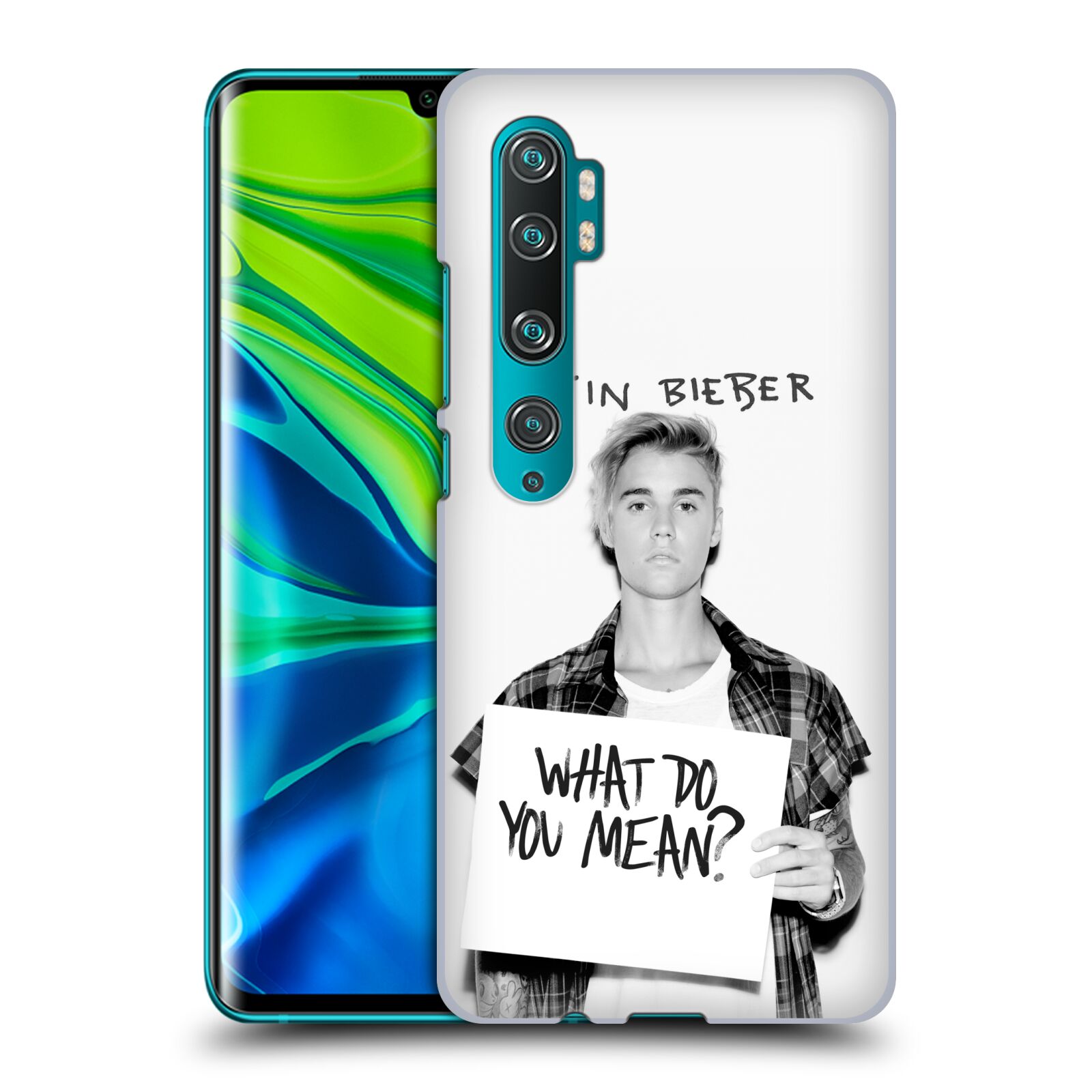Pouzdro na mobil Xiaomi Mi Note 10 / Mi Note 10 PRO - HEAD CASE - Justin Bieber foto Purpose What do you mean