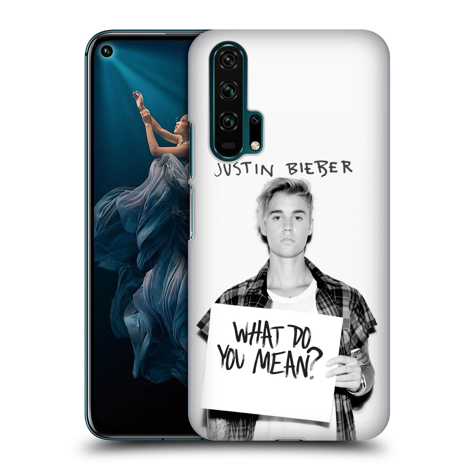 Pouzdro na mobil Honor 20 PRO - HEAD CASE - Justin Bieber foto Purpose What do you mean