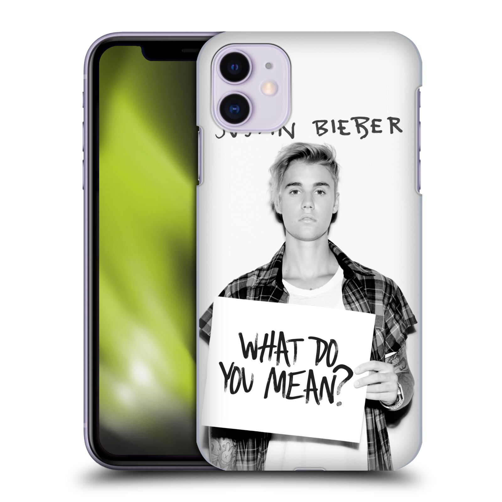 Pouzdro na mobil Apple Iphone 11 - HEAD CASE - Justin Bieber foto Purpose What do you mean