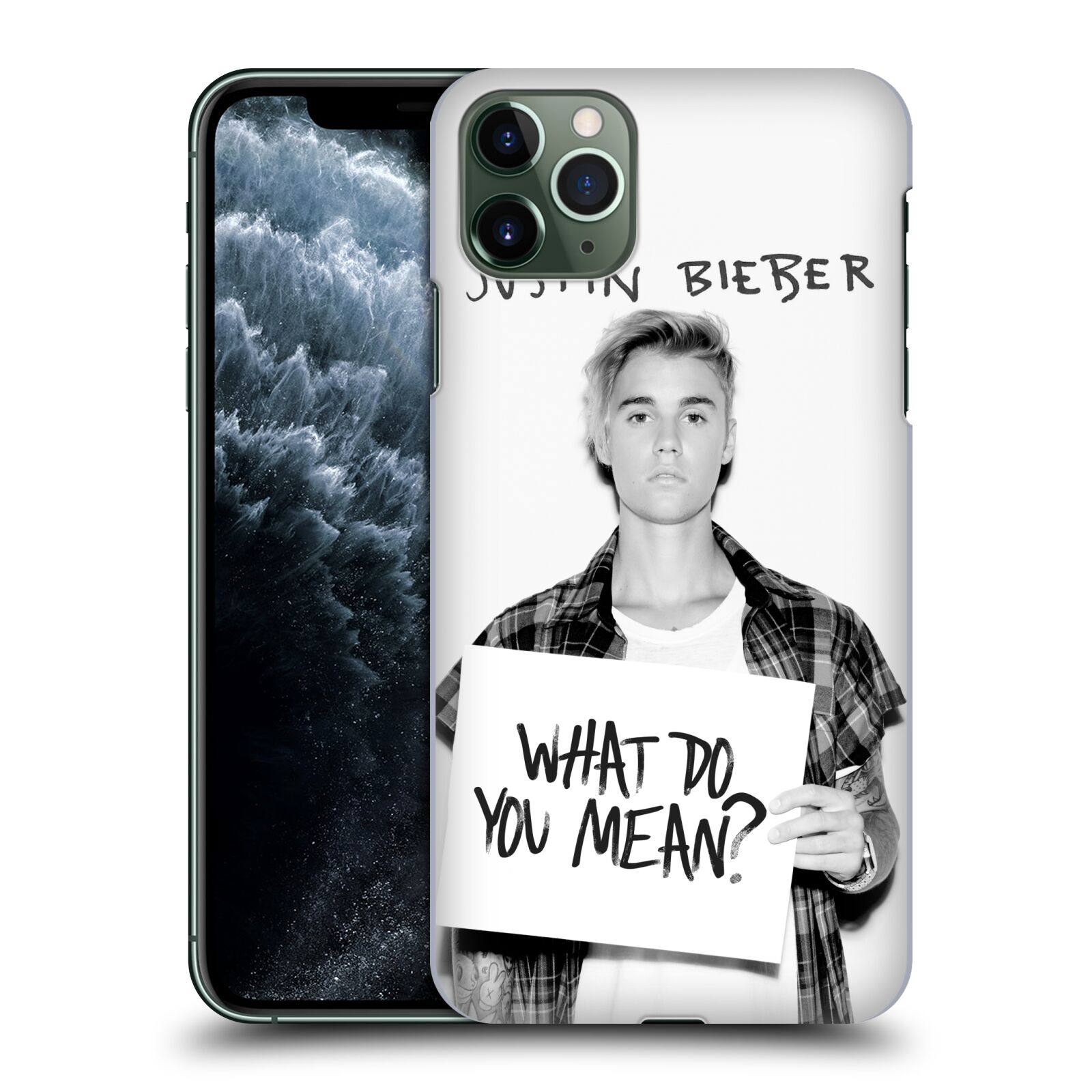 Pouzdro na mobil Apple Iphone 11 PRO MAX - HEAD CASE - Justin Bieber foto Purpose What do you mean