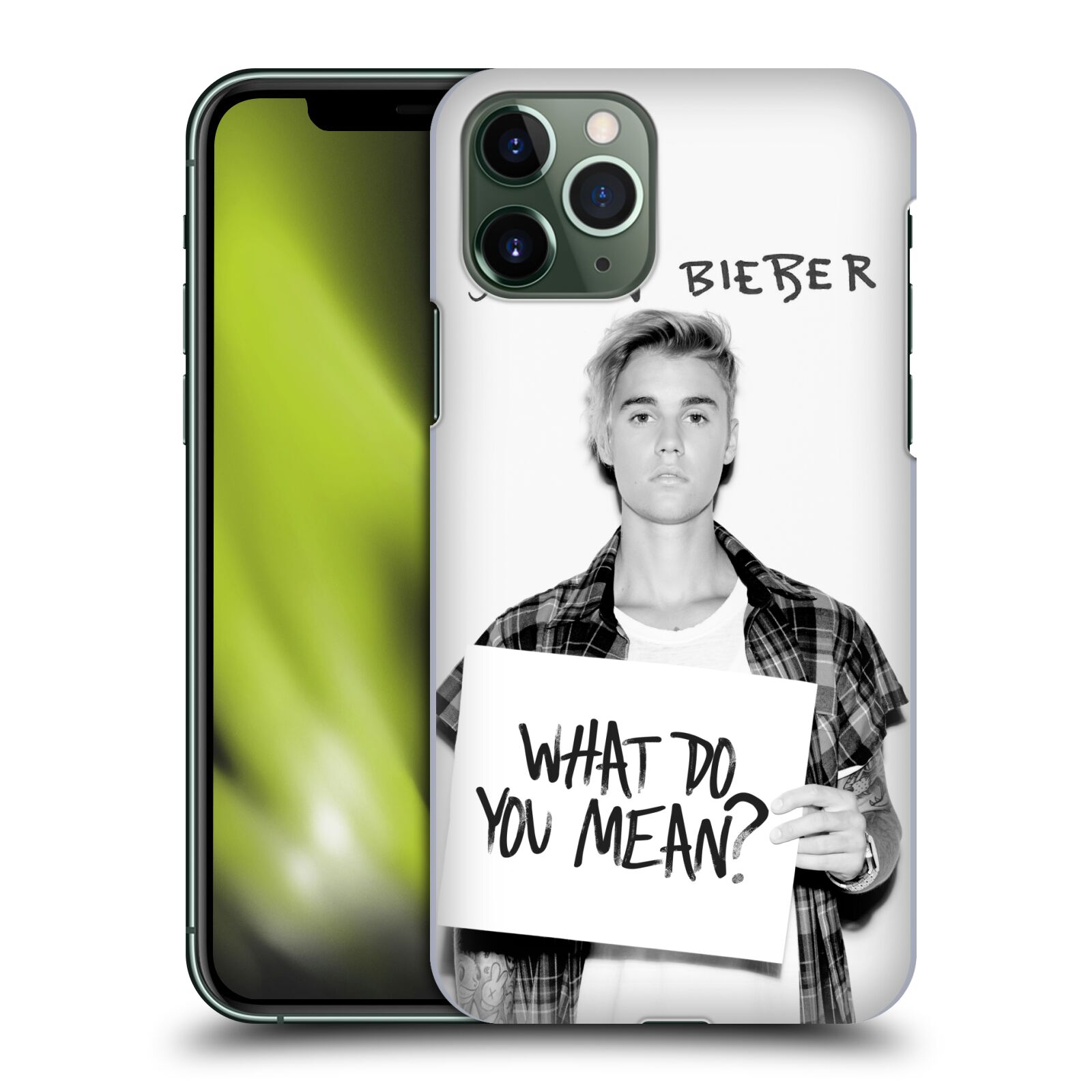 Pouzdro na mobil Apple Iphone 11 PRO - HEAD CASE - Justin Bieber foto Purpose What do you mean