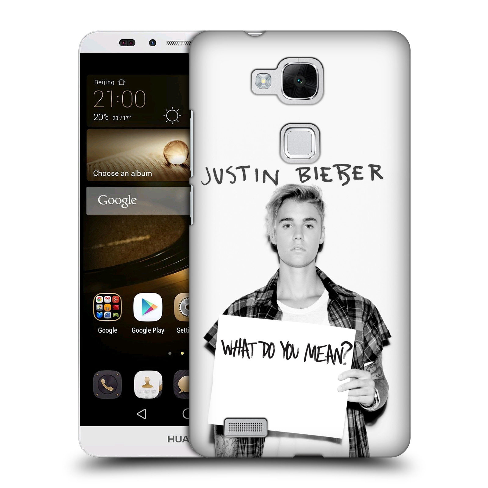 HEAD CASE plastový obal na mobil Huawei Mate 7 Justin Bieber foto Purpose What do you mean