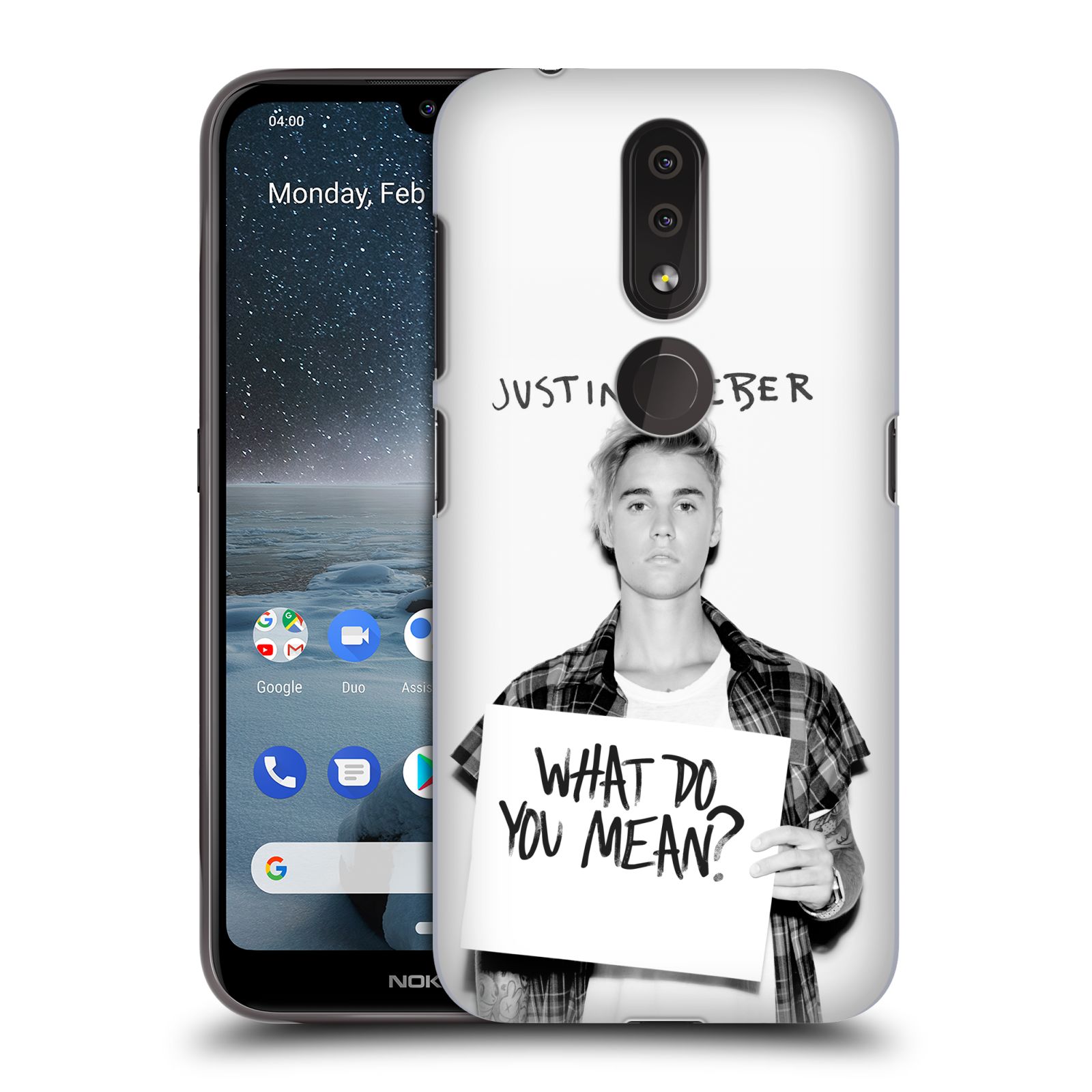 Pouzdro na mobil Nokia 4.2 - HEAD CASE - Justin Bieber foto Purpose What do you mean
